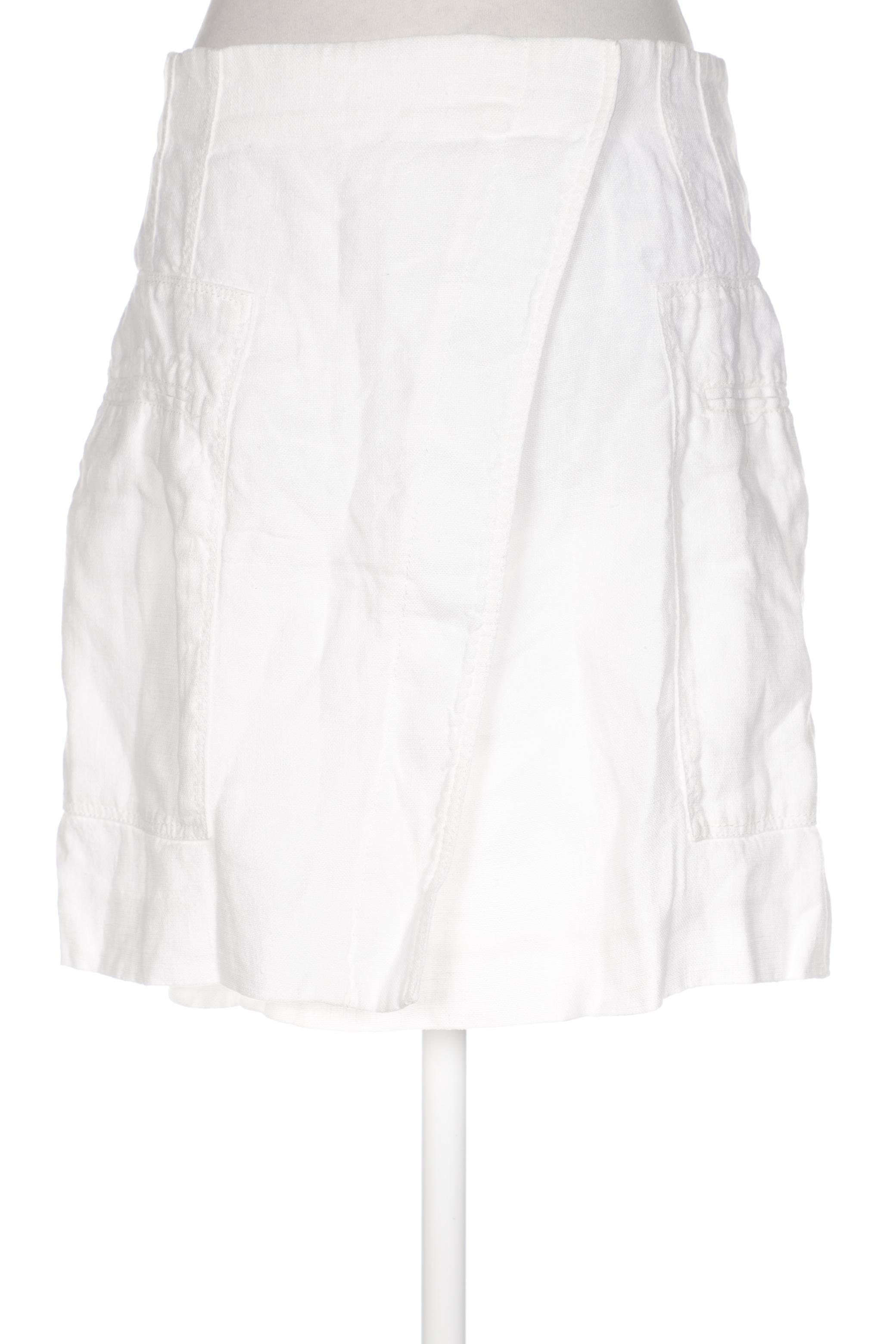 

Massimo Dutti Damen Rock, weiß, Gr. 38