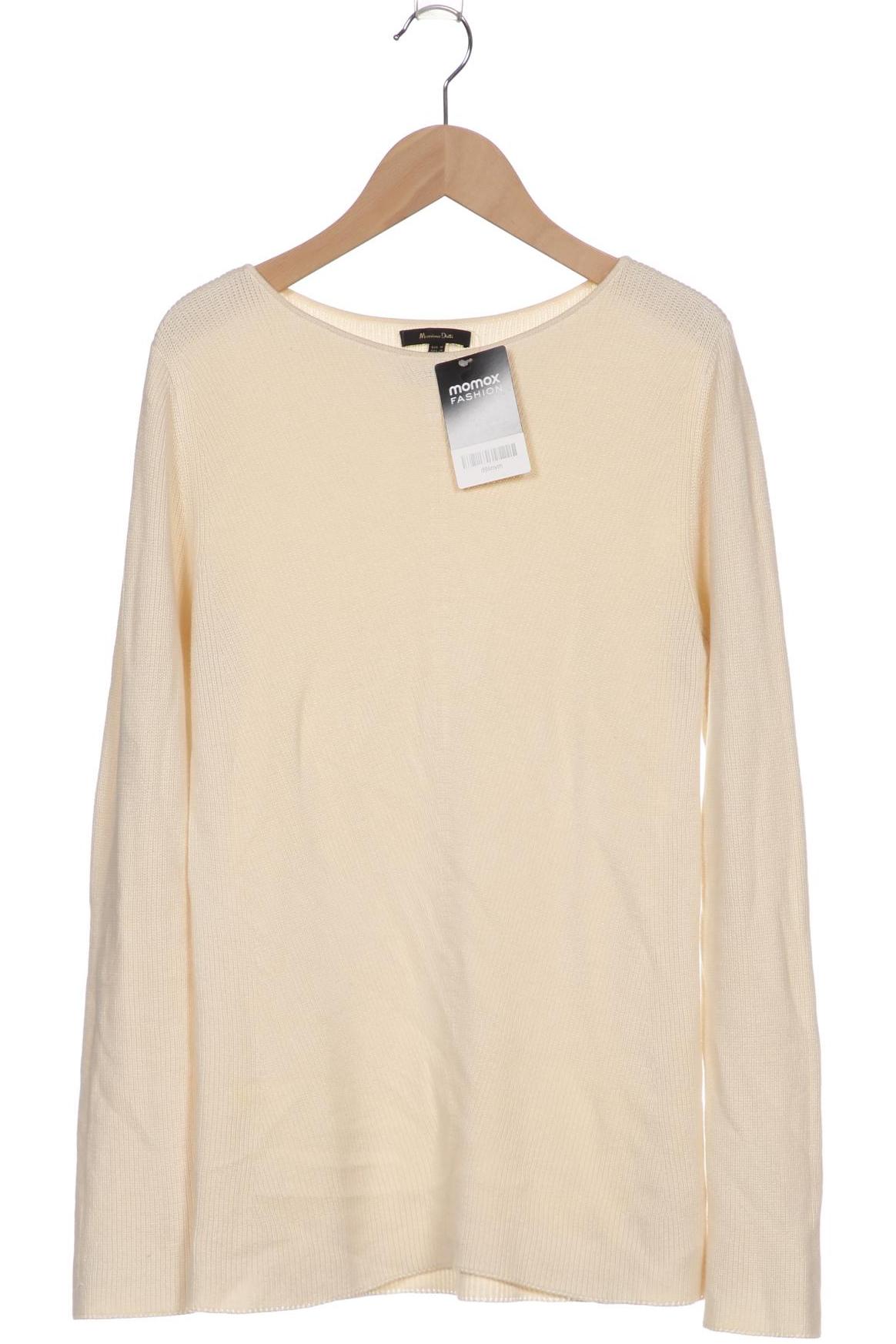 

Massimo Dutti Damen Pullover, cremeweiß, Gr. 38
