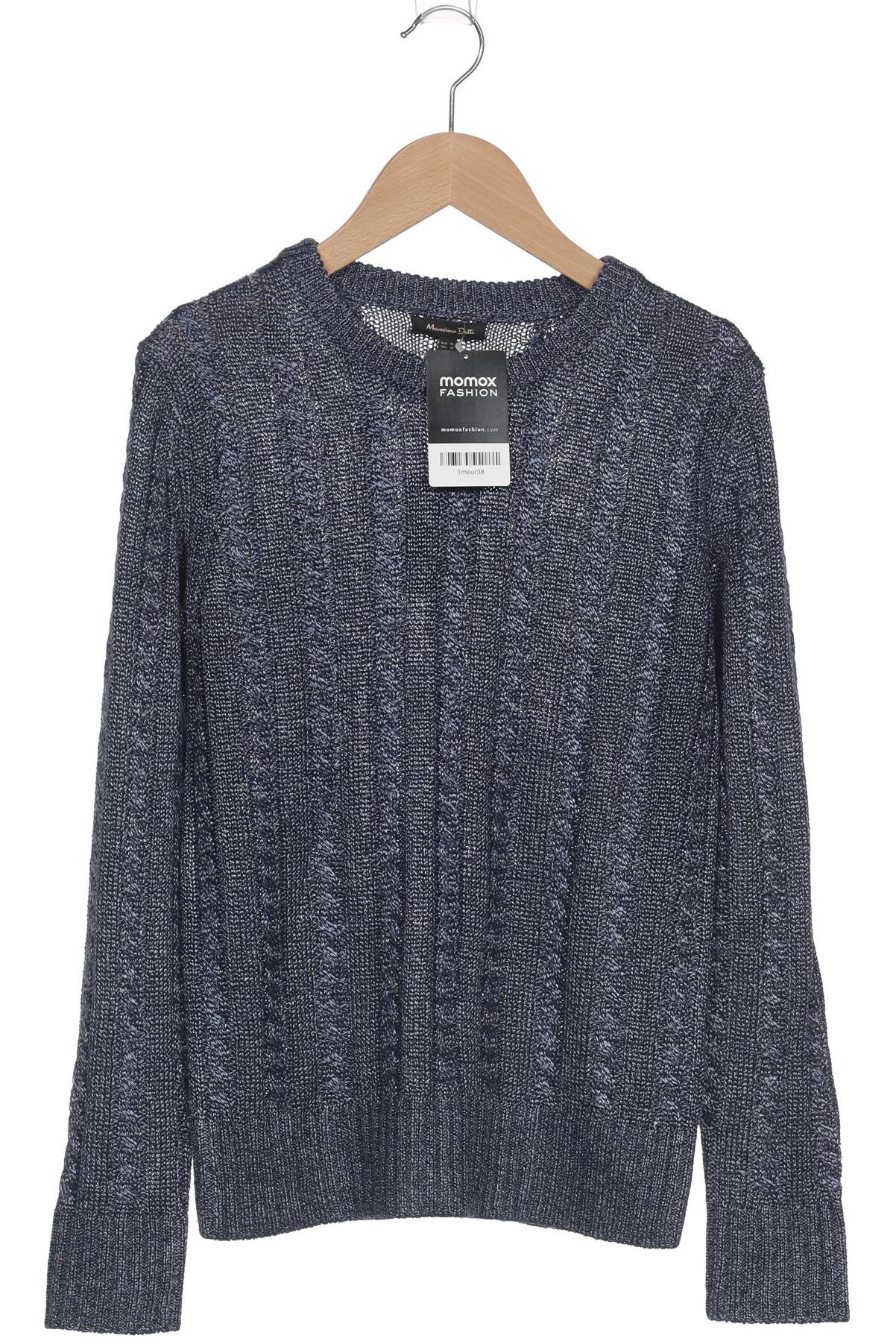 

Massimo Dutti Damen Pullover, marineblau, Gr. 34