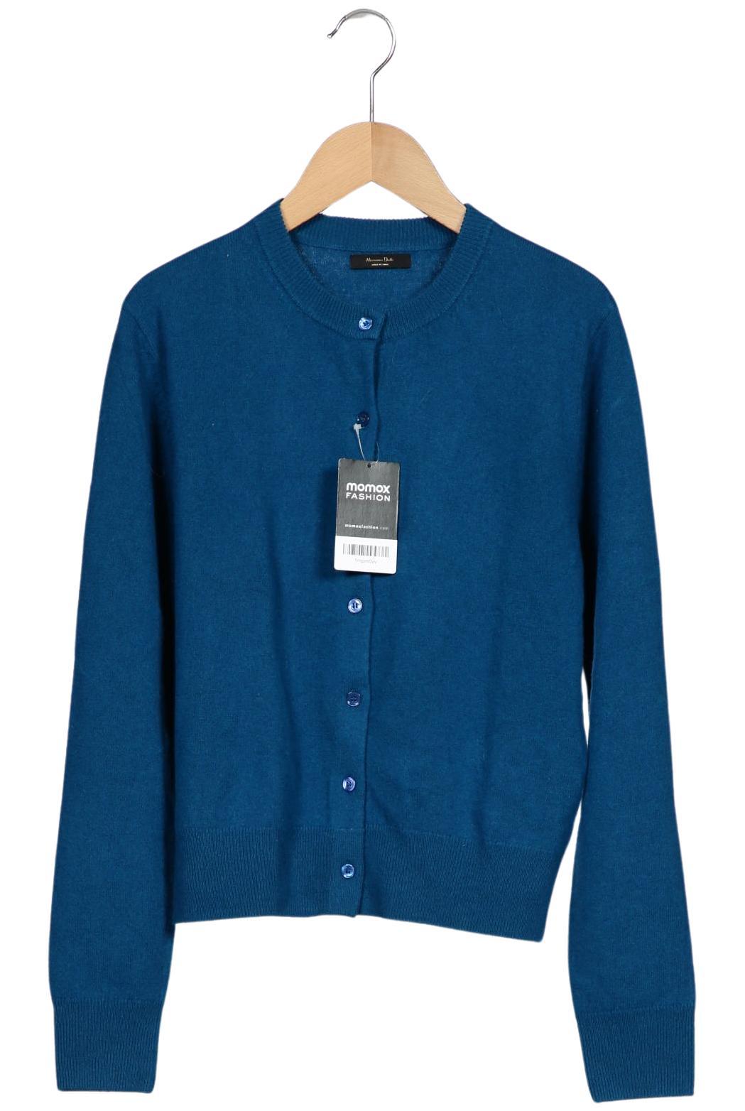 

Massimo Dutti Damen Strickjacke, blau, Gr. 36