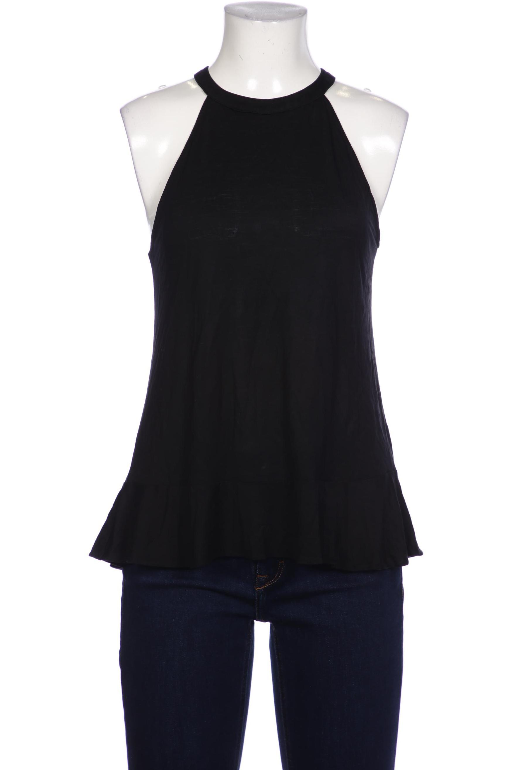 

Massimo Dutti Damen Top, schwarz, Gr. 36