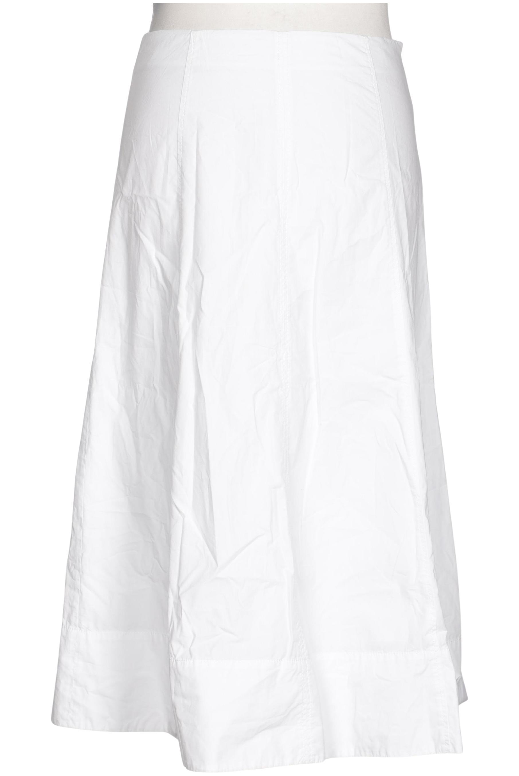 

Massimo Dutti Damen Rock, weiß, Gr. 42