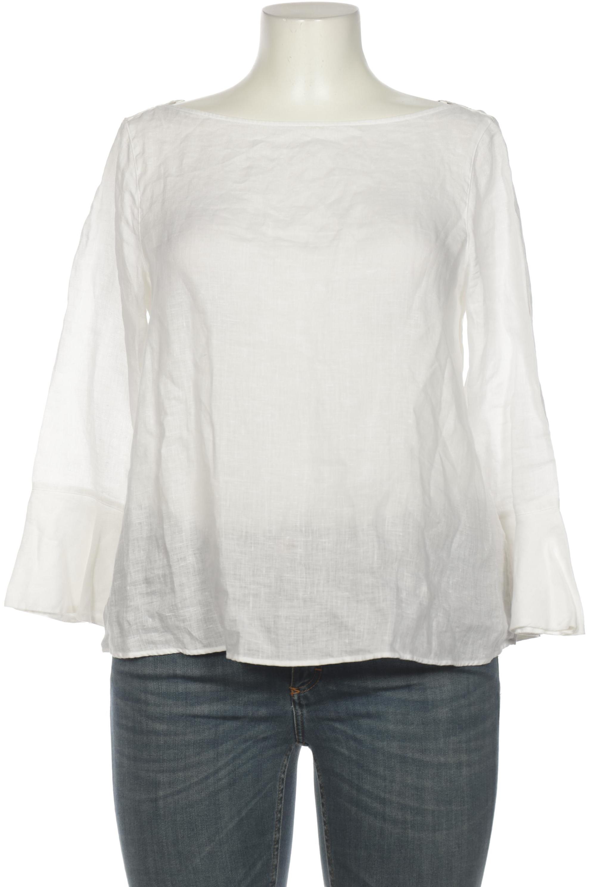 

Massimo Dutti Damen Bluse, weiß, Gr. 42
