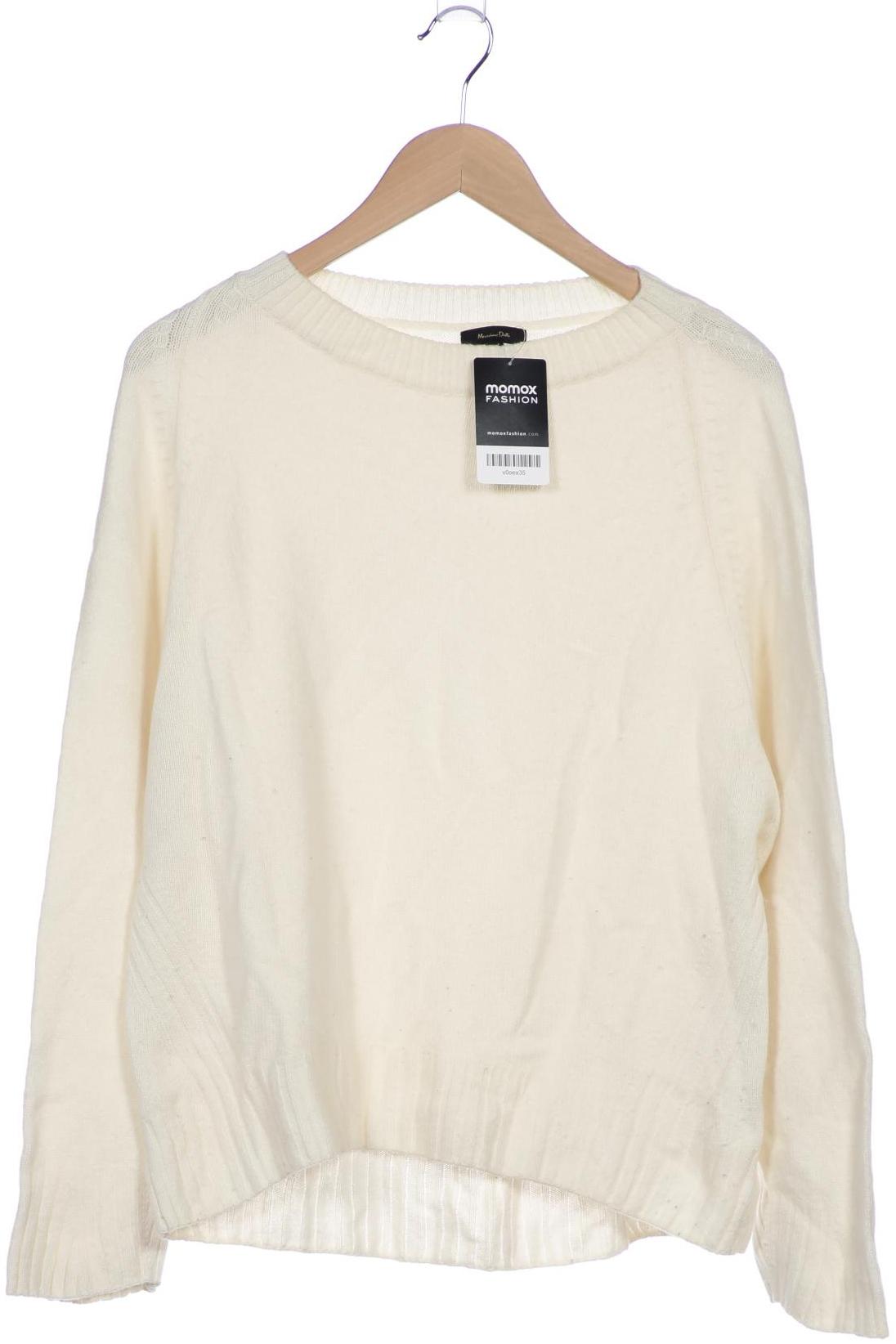 

Massimo Dutti Damen Pullover, cremeweiß, Gr. 36
