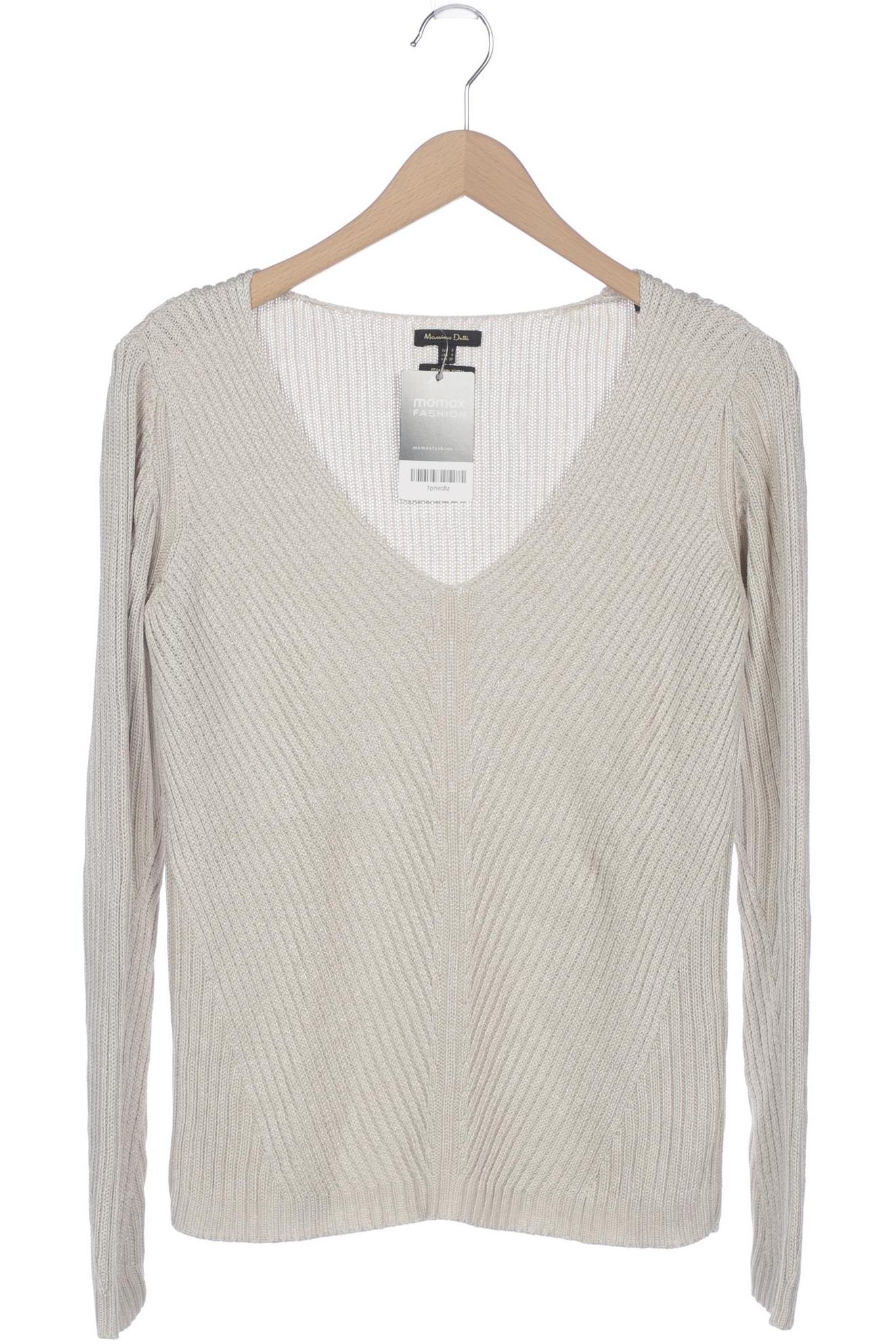 

Massimo Dutti Damen Pullover, cremeweiß, Gr. 36