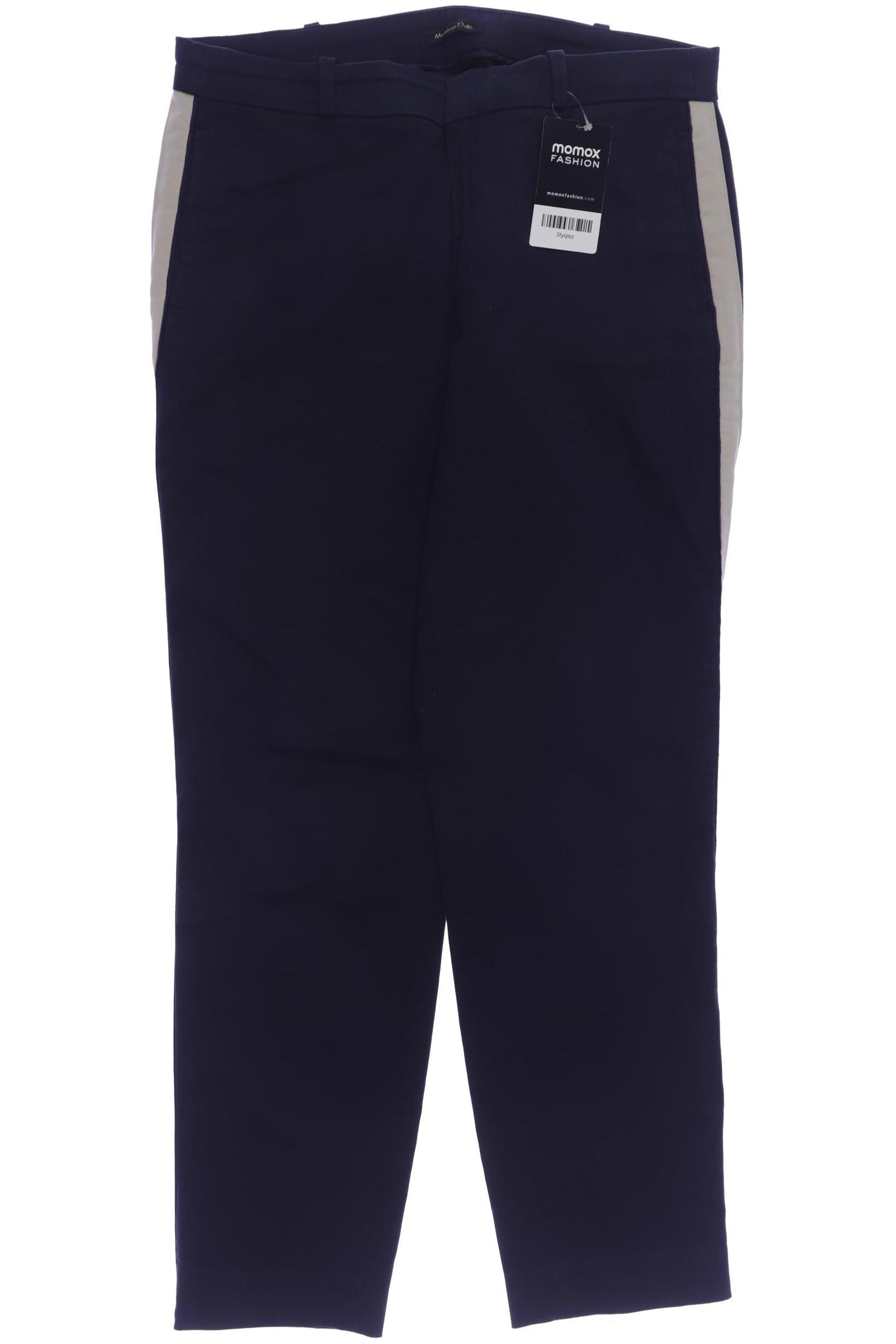 

Massimo Dutti Damen Stoffhose, marineblau, Gr. 40