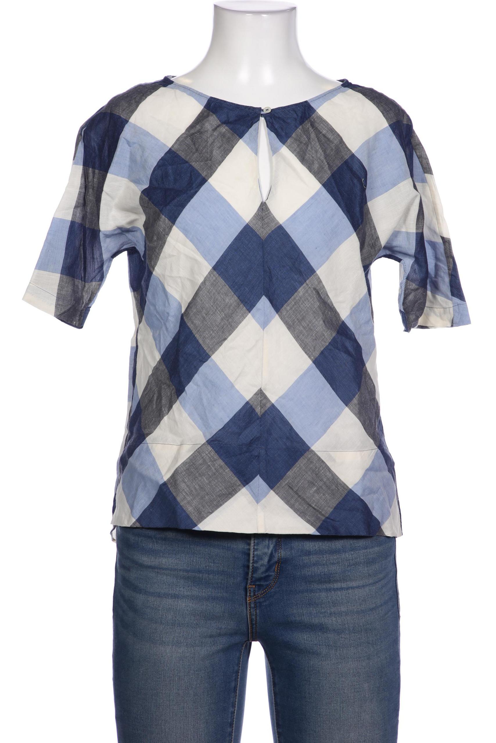 

Massimo Dutti Damen Bluse, blau, Gr. 36