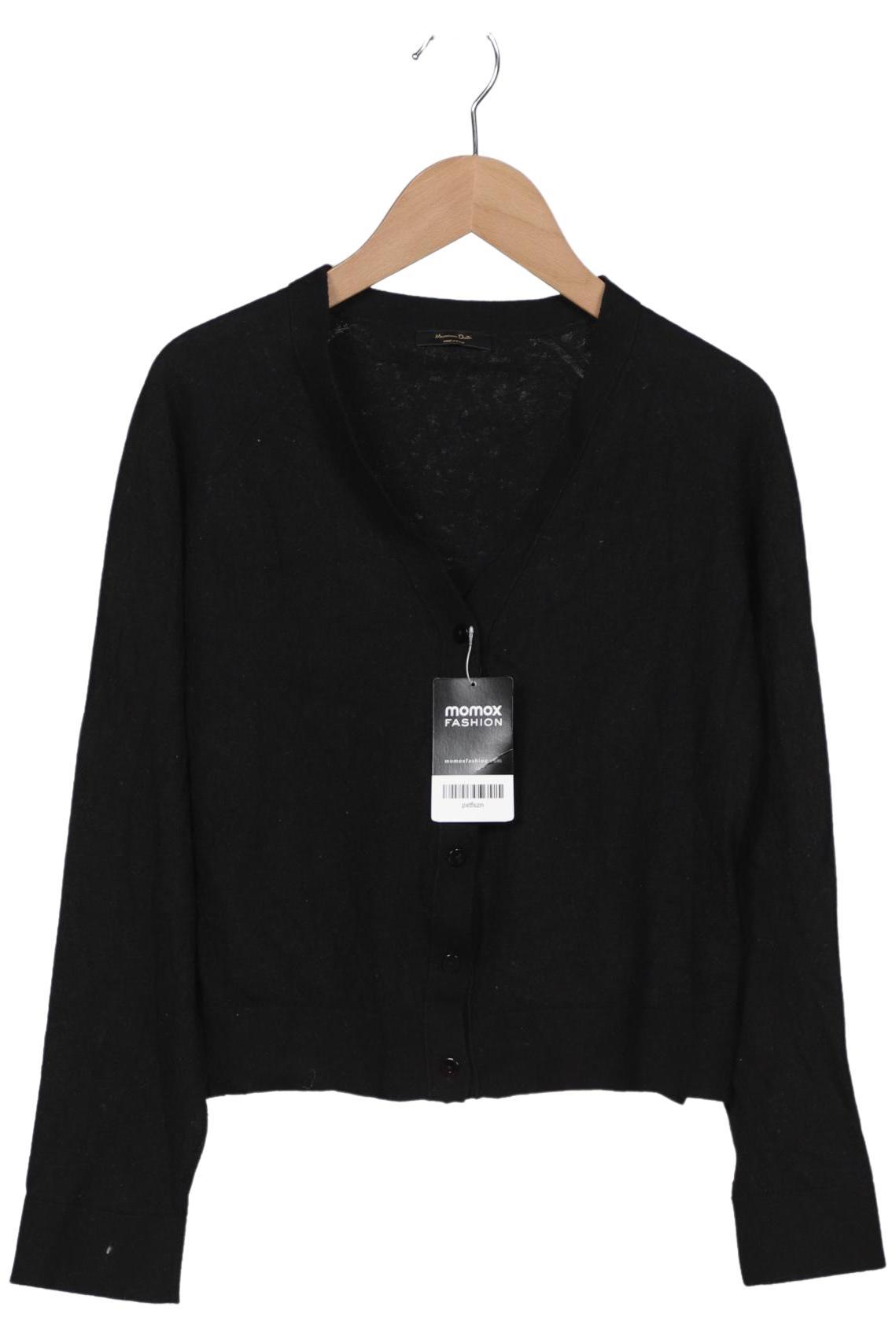 

Massimo Dutti Damen Strickjacke, schwarz, Gr. 38