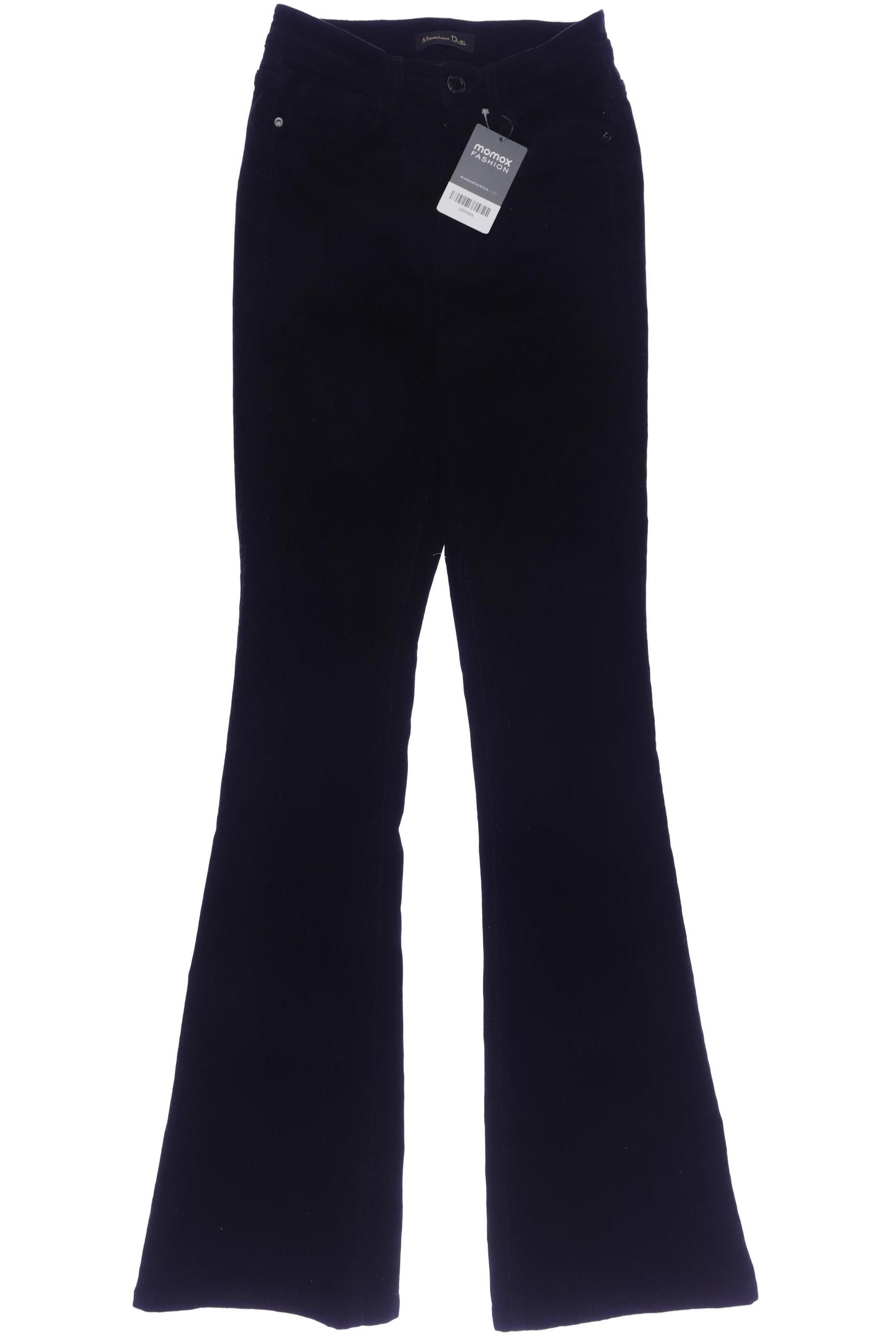 

Massimo Dutti Damen Stoffhose, schwarz, Gr. 34