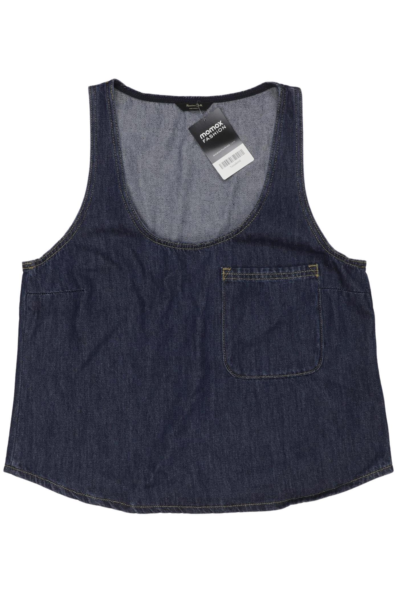 

Massimo Dutti Damen Top, marineblau, Gr. 38