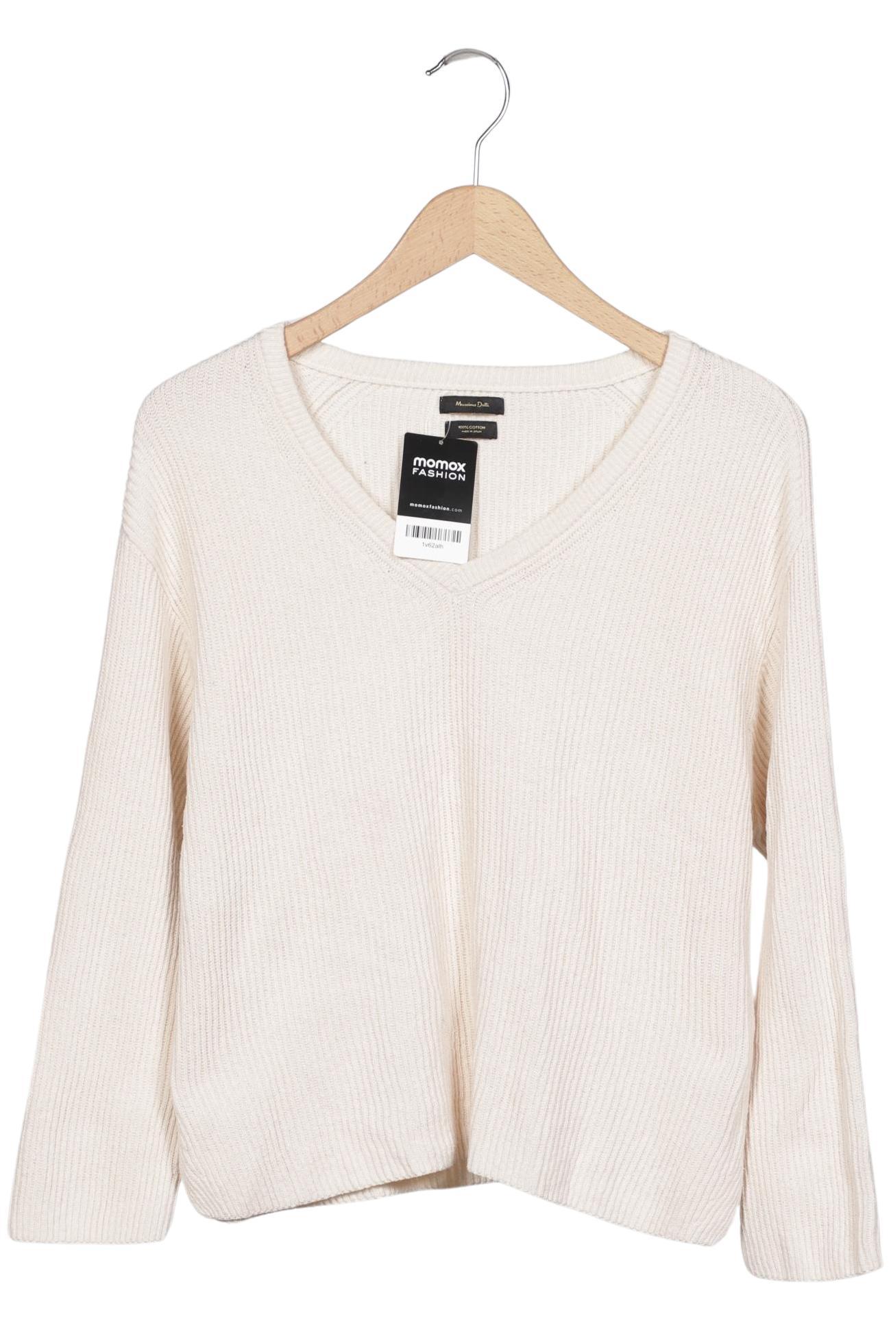 

Massimo Dutti Damen Pullover, cremeweiß, Gr. 36
