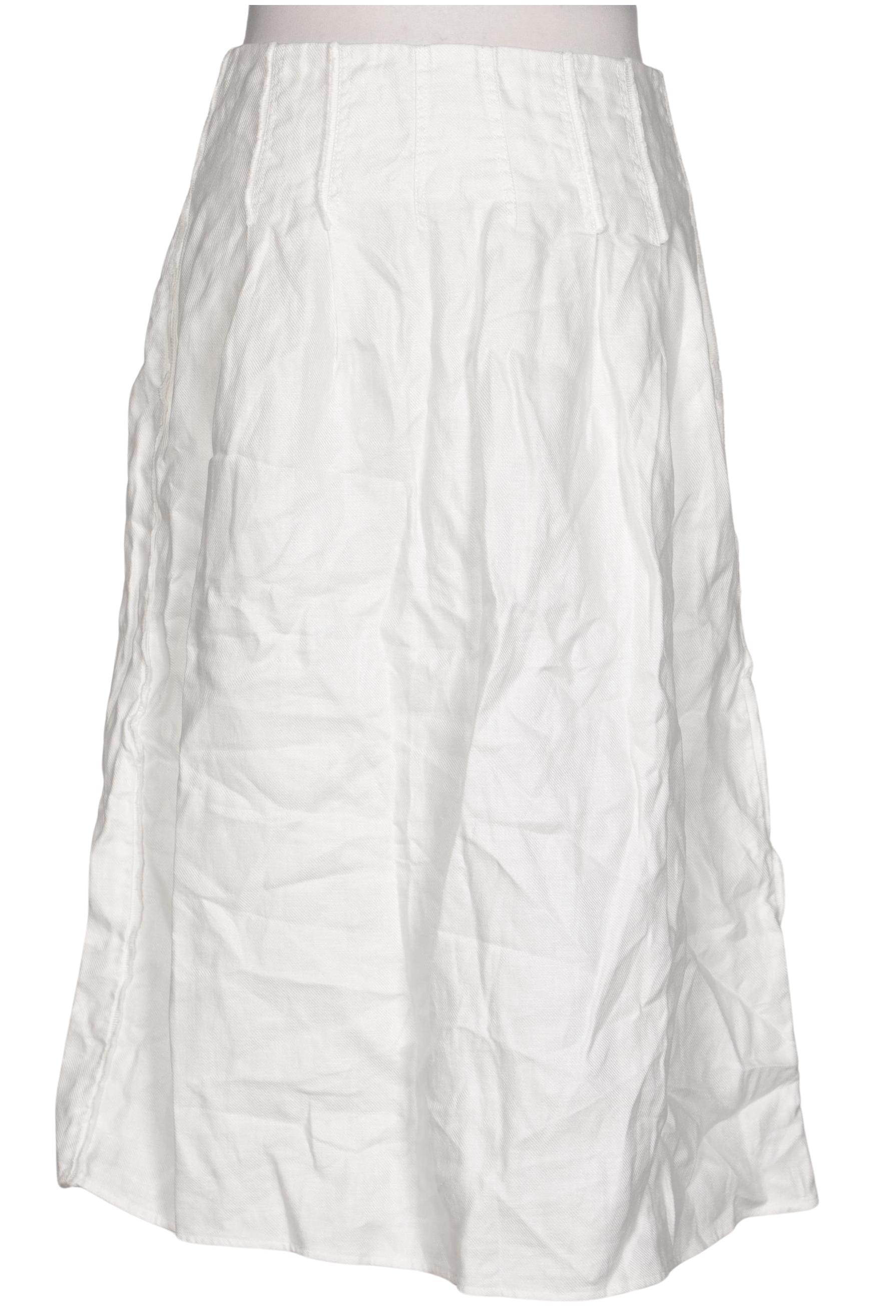 

Massimo Dutti Damen Rock, weiß, Gr. 42