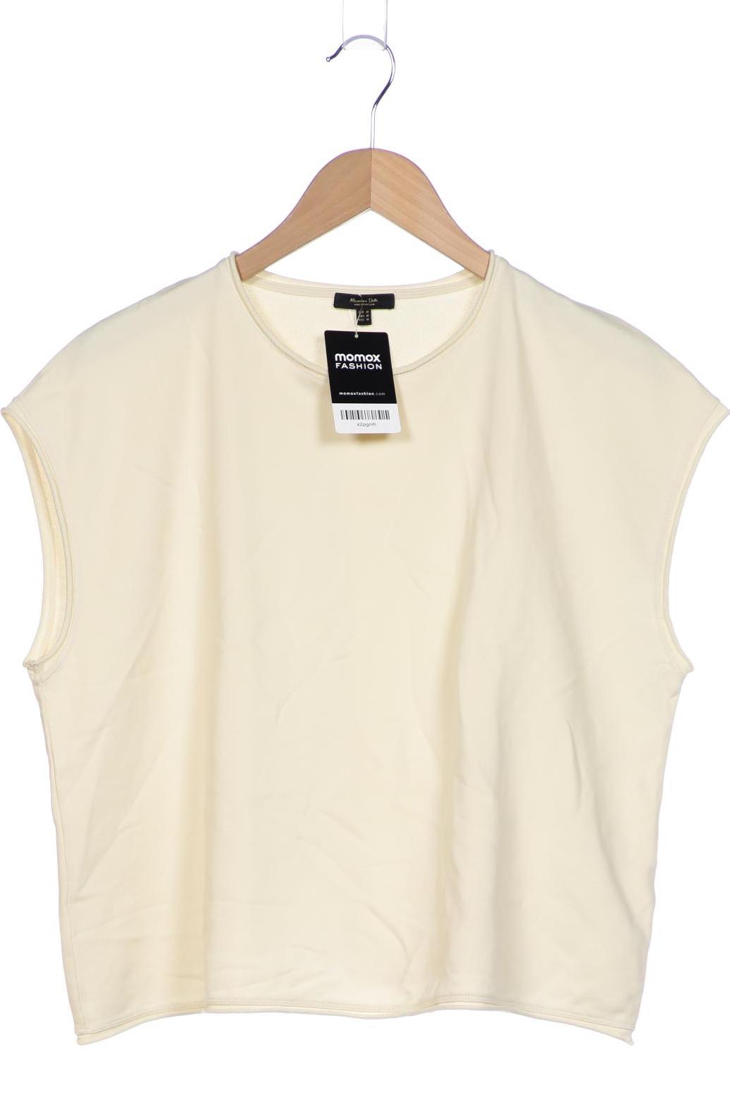 

Massimo Dutti Damen T-Shirt, cremeweiß, Gr. 38
