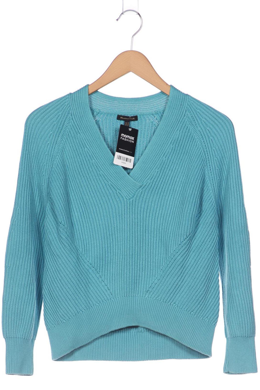 

Massimo Dutti Damen Pullover, türkis, Gr. 34