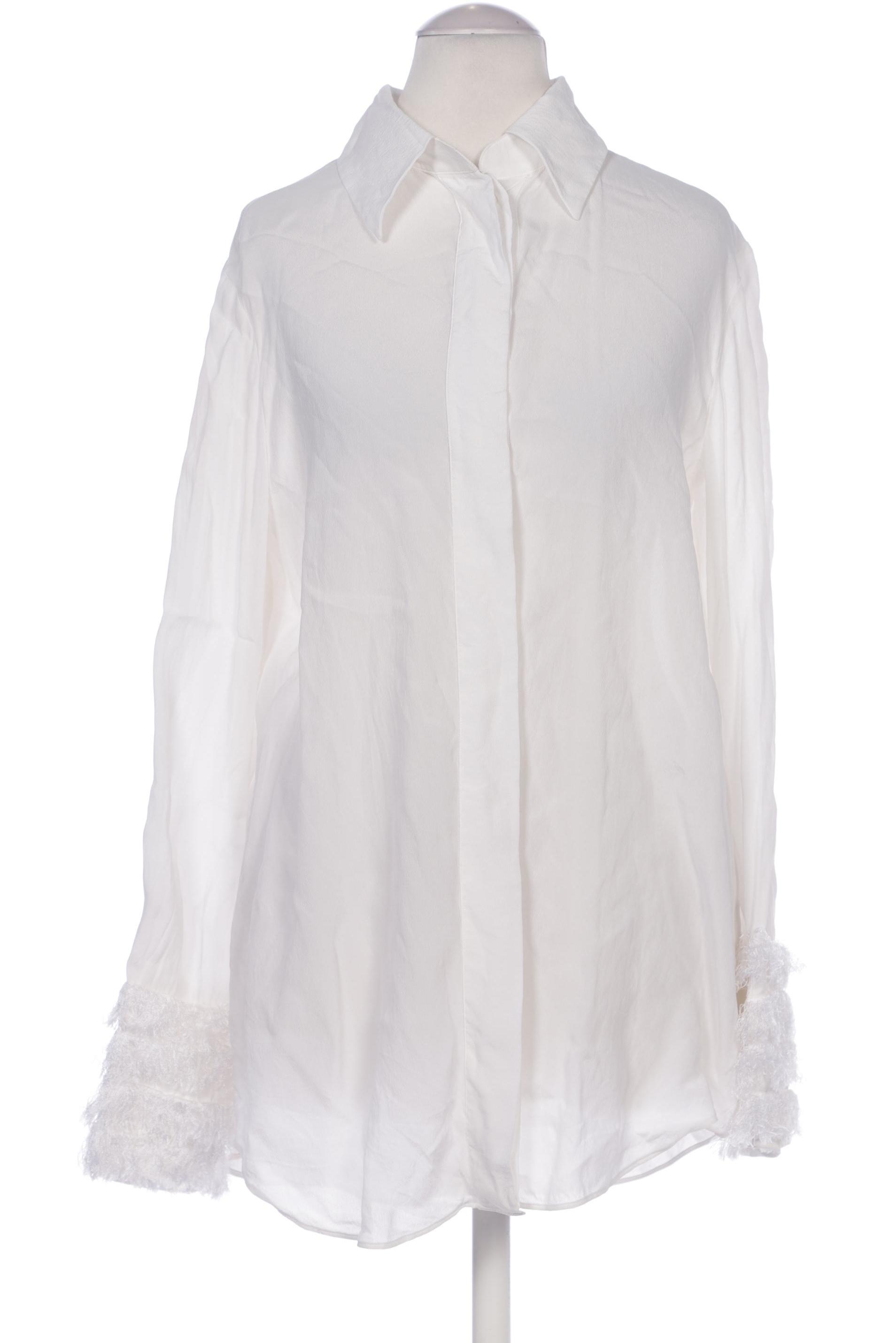 

Massimo Dutti Damen Bluse, weiß, Gr. 36