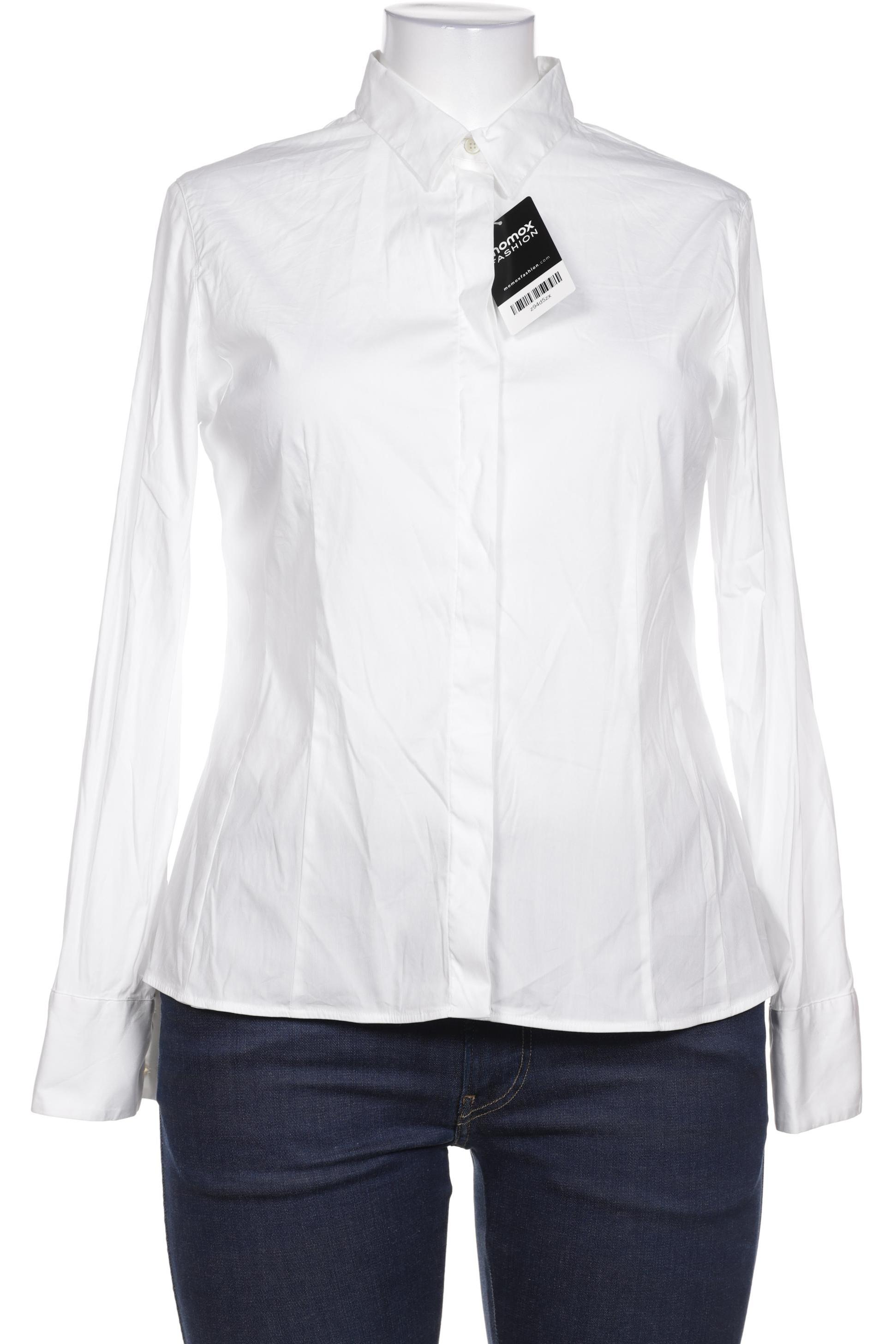 

Massimo Dutti Damen Bluse, weiß, Gr. 44