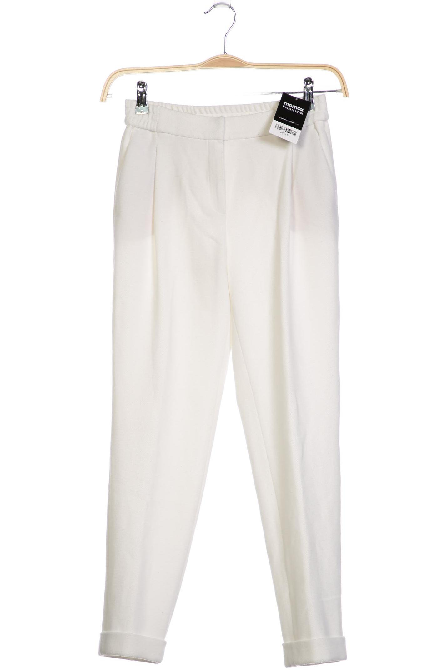 

Massimo Dutti Damen Stoffhose, weiß, Gr. 36