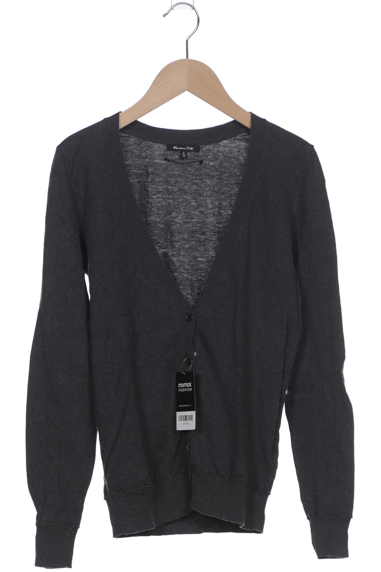 

Massimo Dutti Damen Strickjacke, grau, Gr. 36