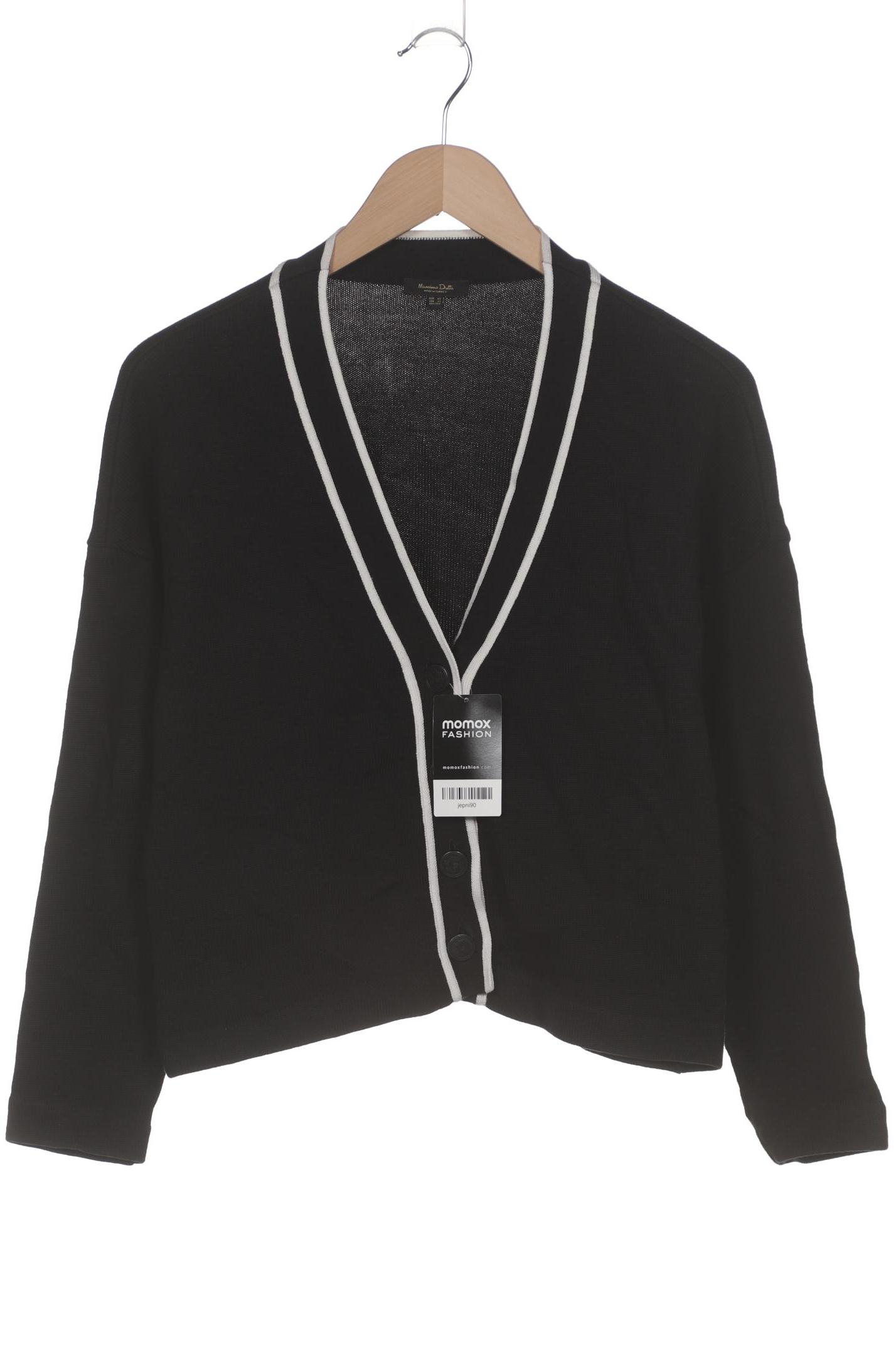 

Massimo Dutti Damen Strickjacke, schwarz, Gr. 34