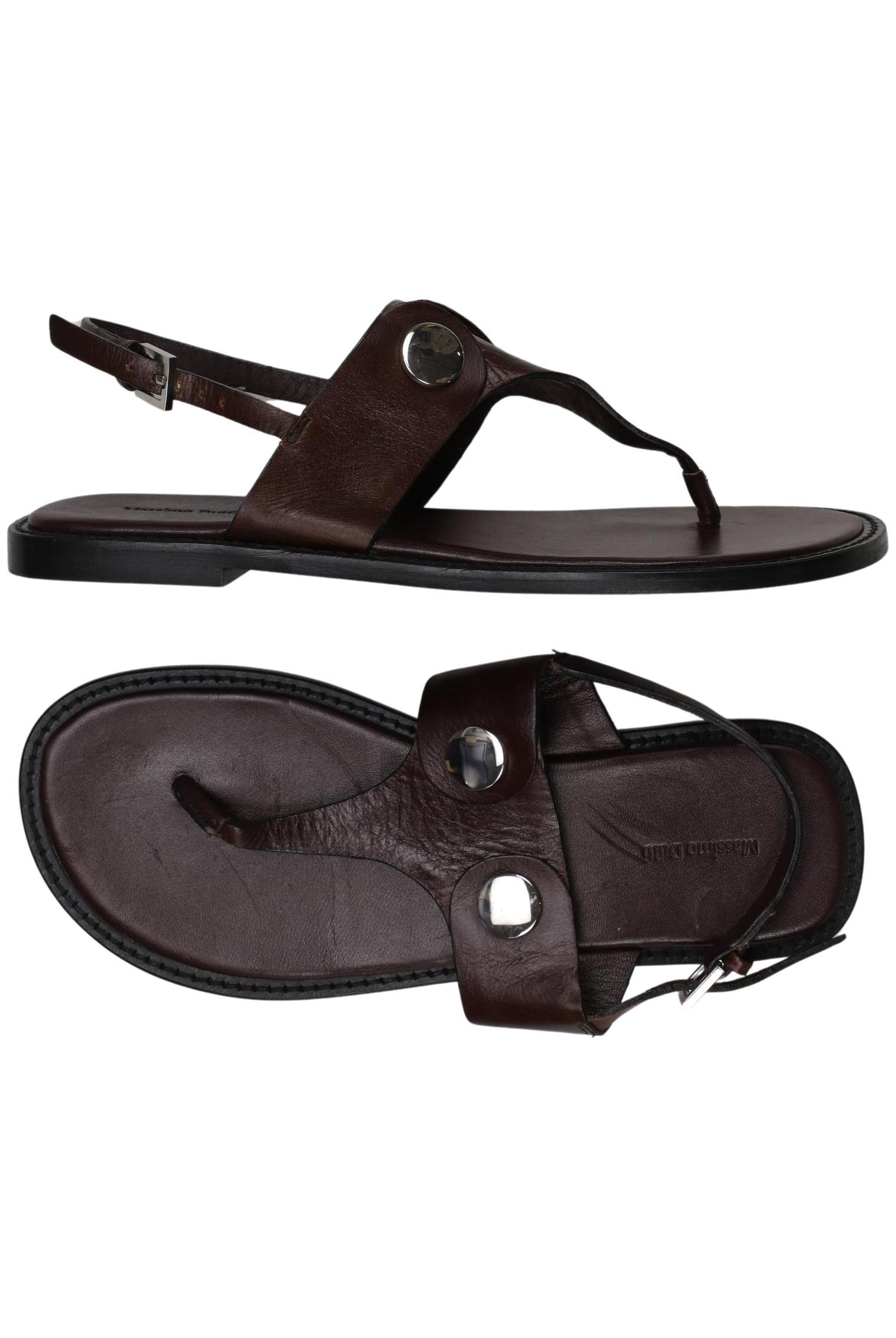 

Massimo Dutti Damen Sandale, braun, Gr. 39