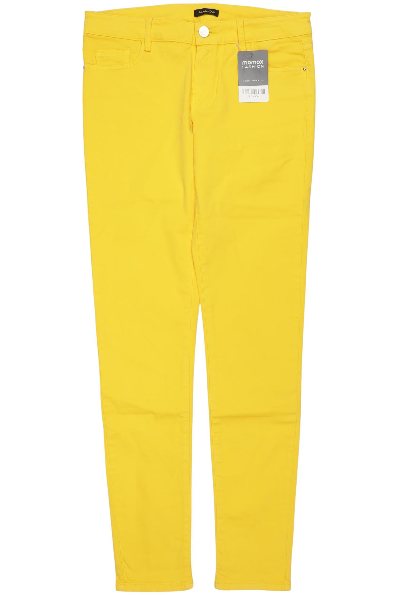 

Massimo Dutti Damen Jeans, gelb, Gr. 38