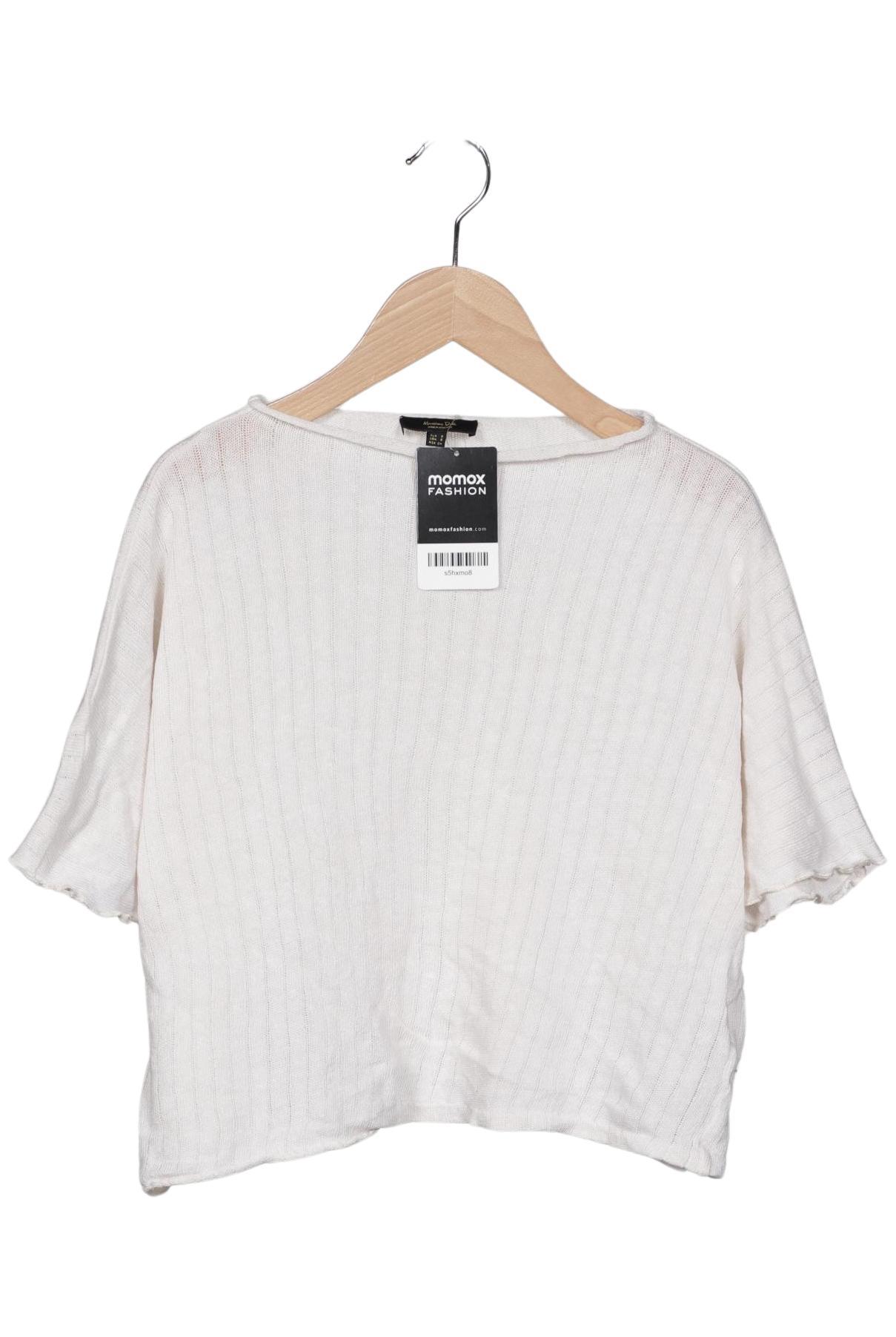 

Massimo Dutti Damen Pullover, cremeweiß, Gr. 36