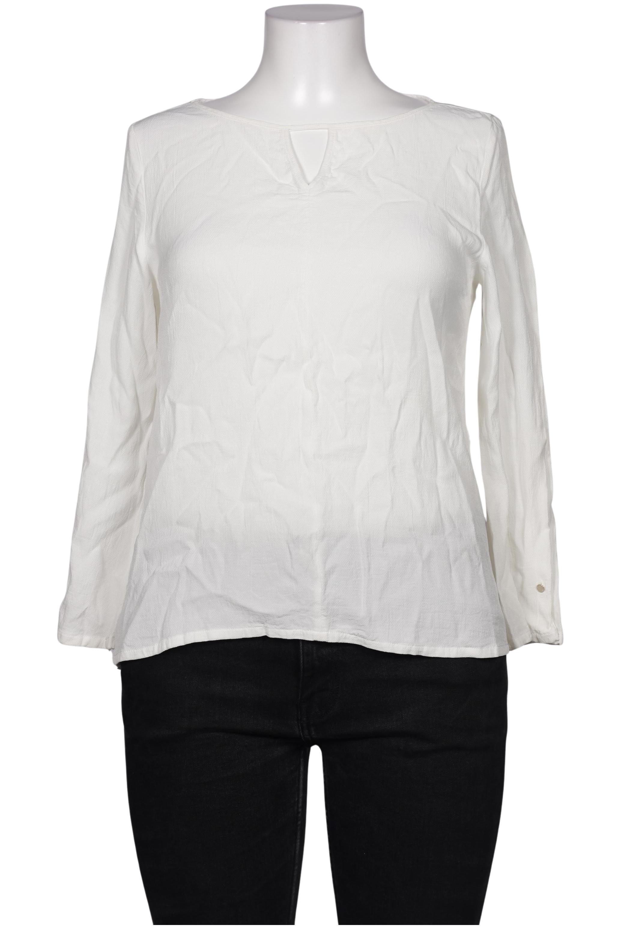 

Massimo Dutti Damen Bluse, weiß, Gr. 44