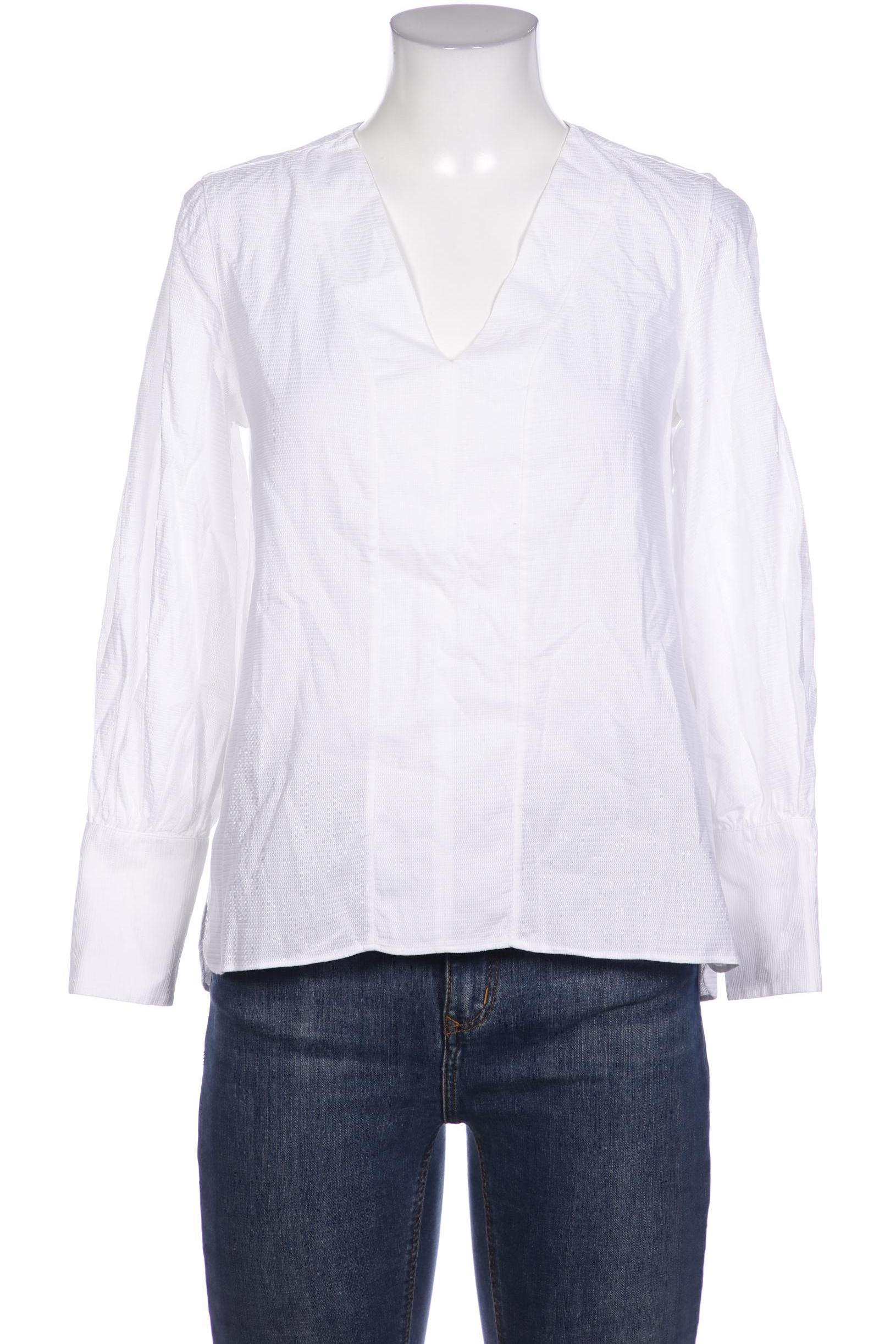 

Massimo Dutti Damen Bluse, weiß, Gr. 38