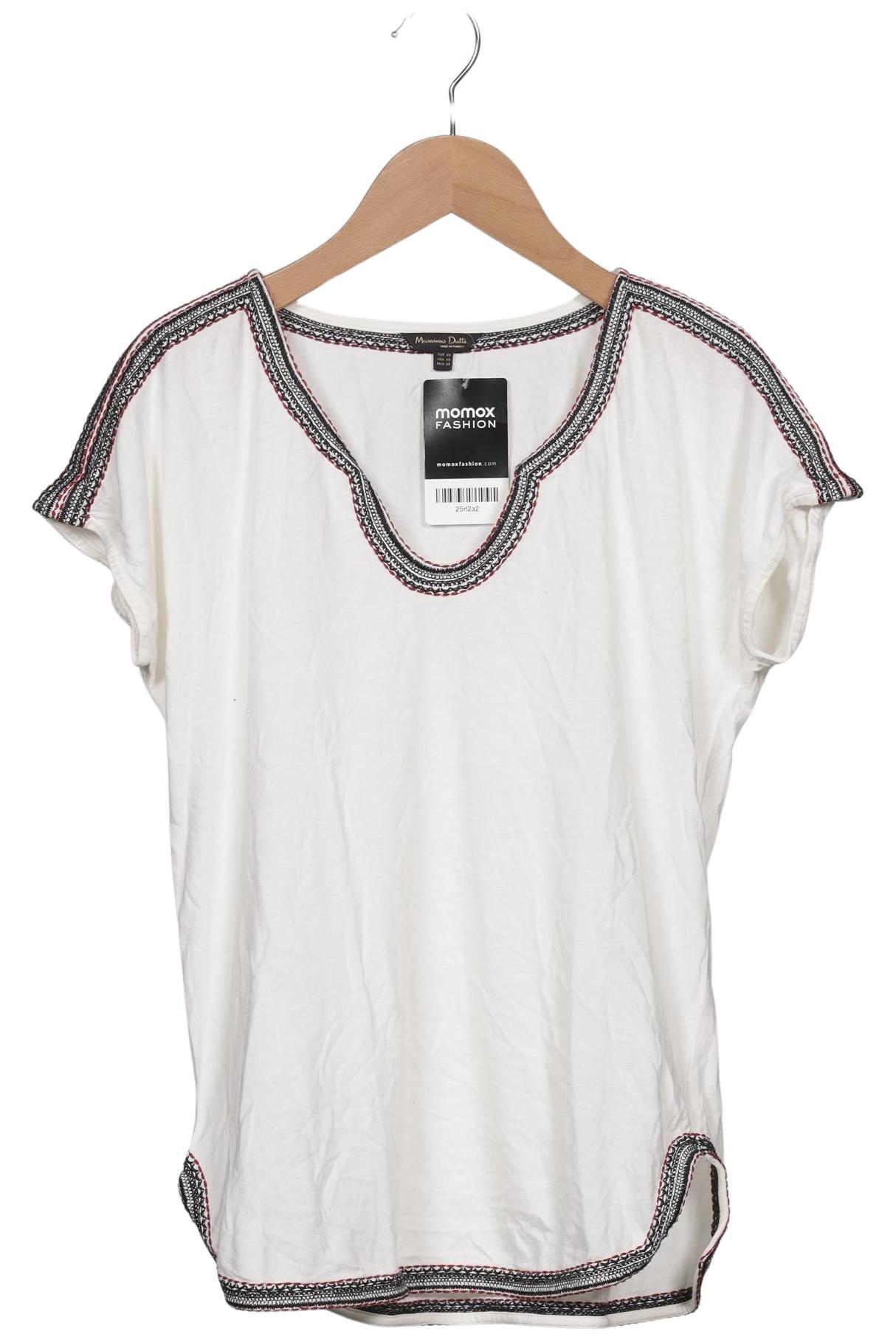 

Massimo Dutti Damen T-Shirt, weiß, Gr. 34