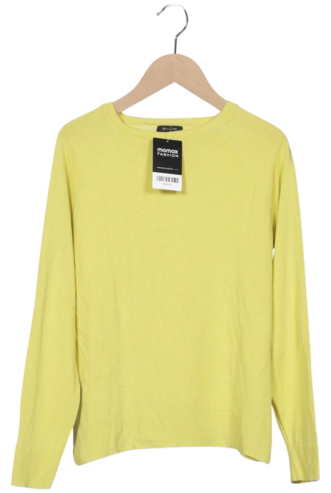 

Massimo Dutti Damen Pullover, gelb, Gr. 34