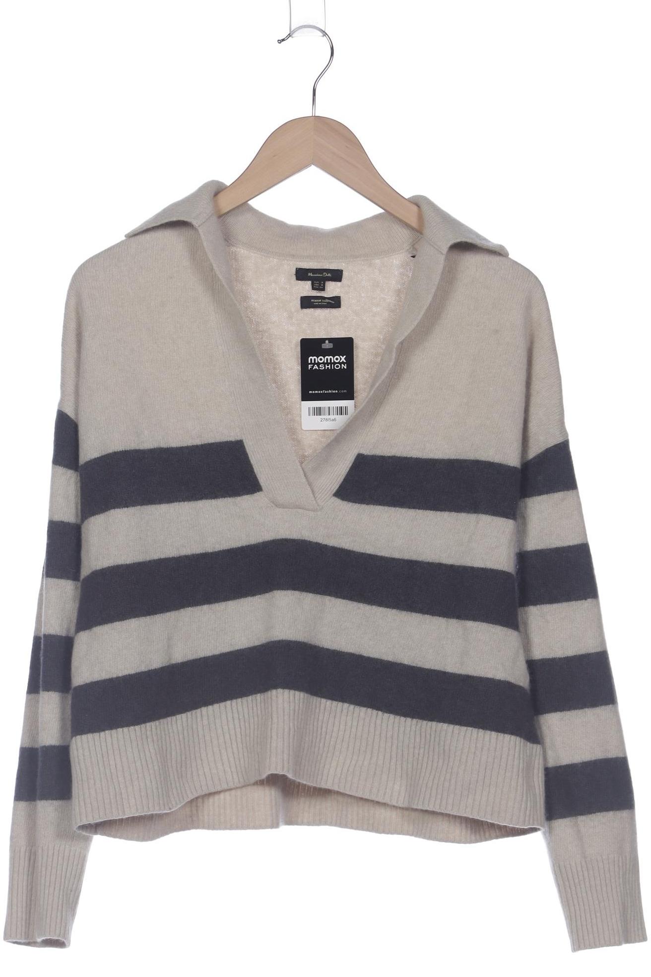 

Massimo Dutti Damen Pullover, cremeweiß, Gr. 36