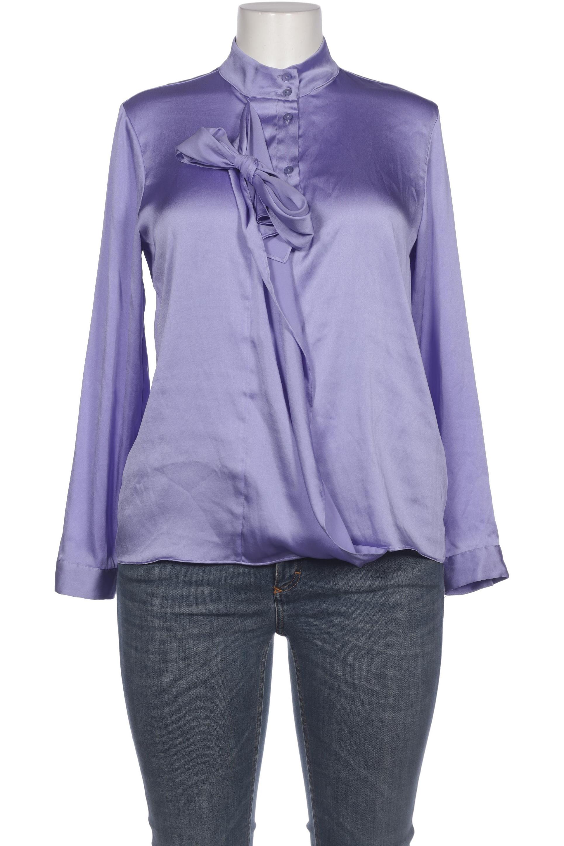 

Massimo Dutti Damen Bluse, blau, Gr. 40