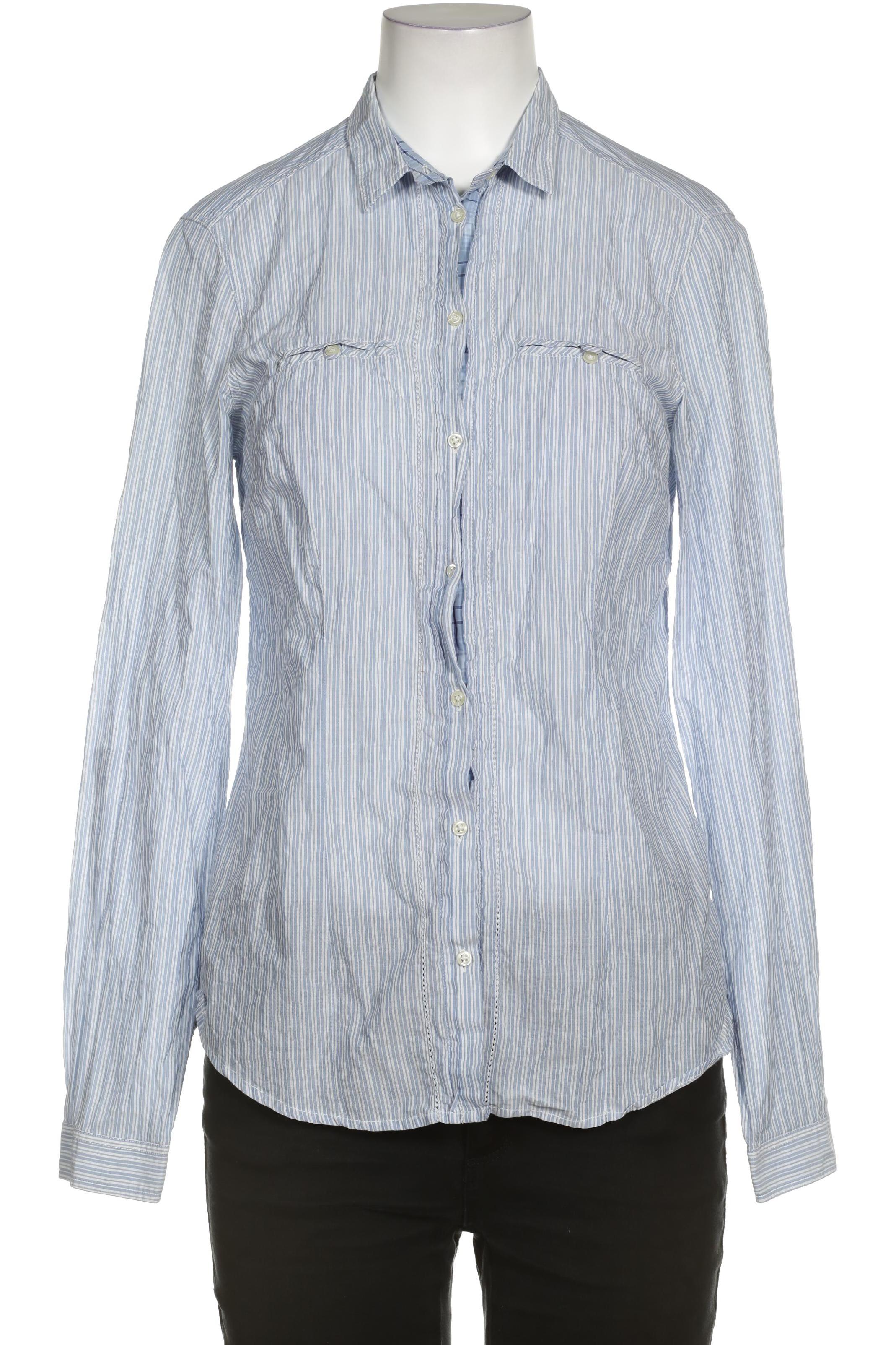 

Massimo Dutti Damen Bluse, blau, Gr. 38