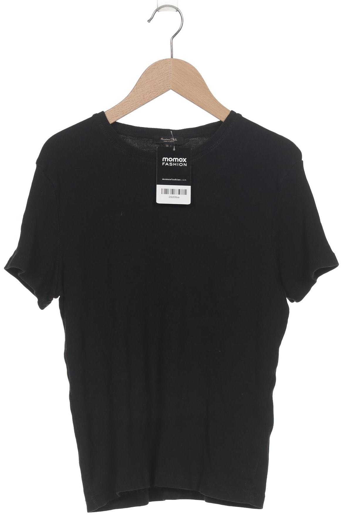 

Massimo Dutti Damen T-Shirt, schwarz, Gr. 42