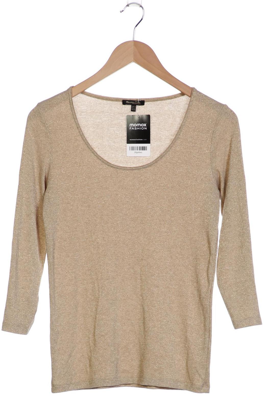 

Massimo Dutti Damen Langarmshirt, beige, Gr. 38