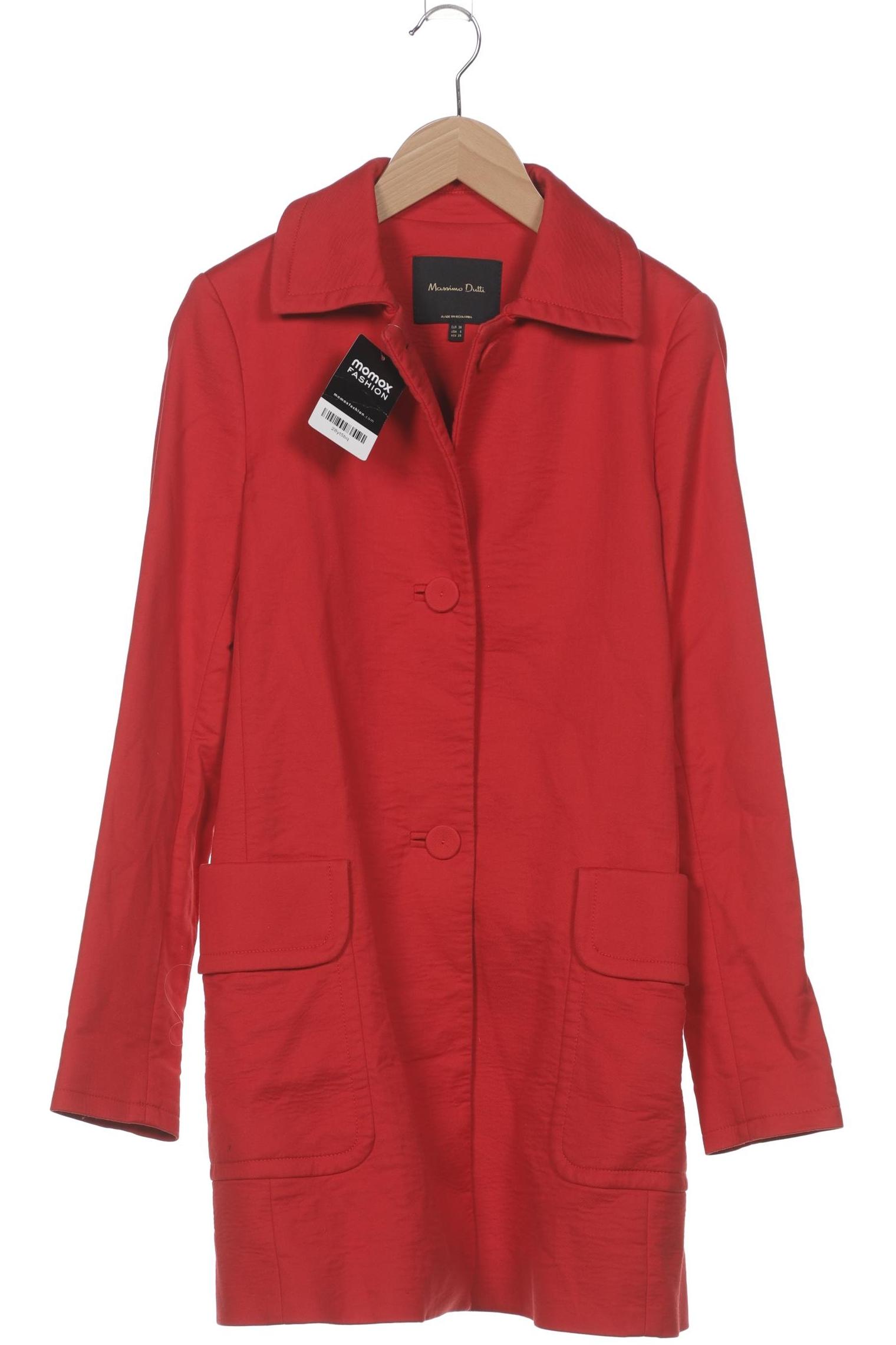 

Massimo Dutti Damen Mantel, rot, Gr. 38