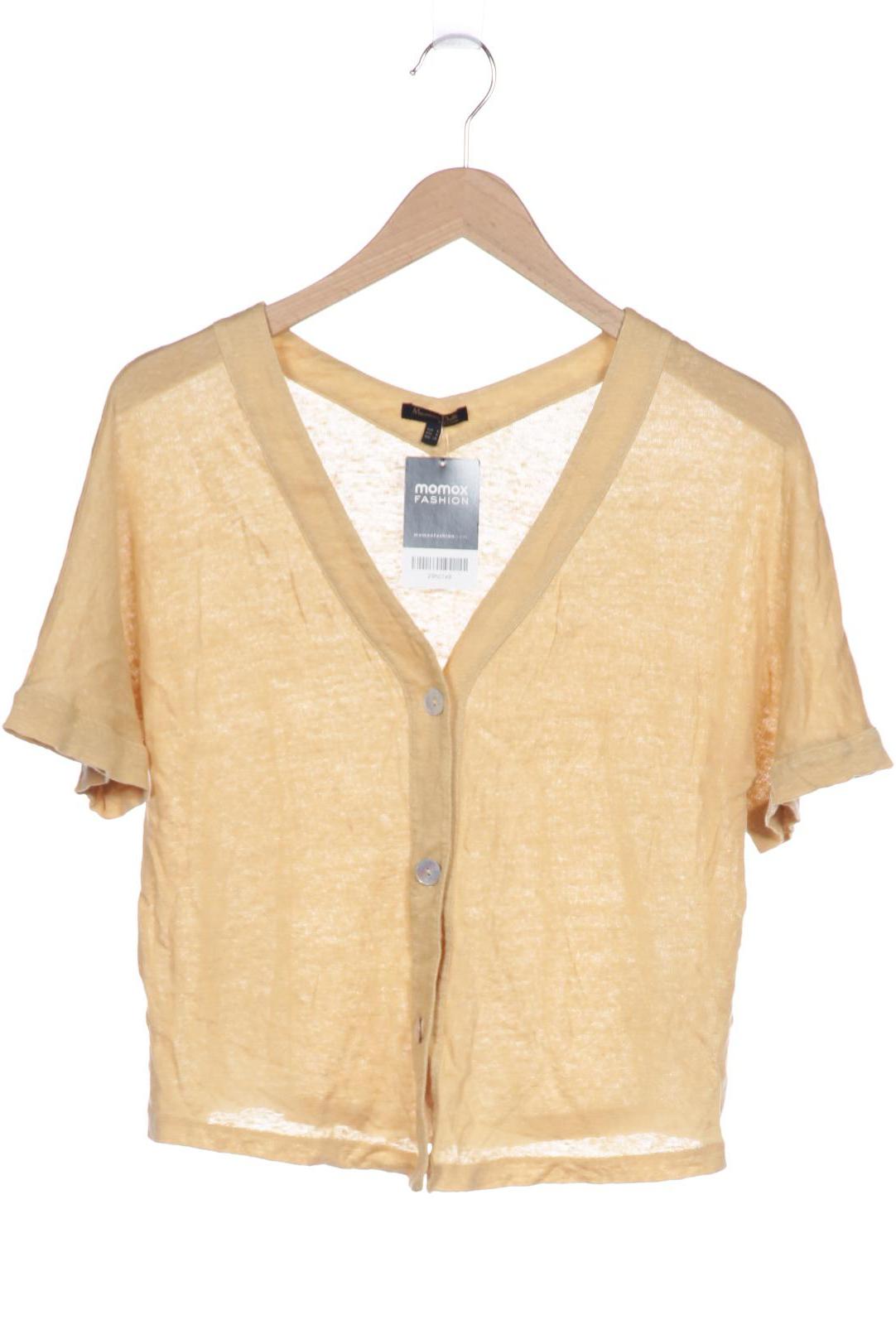 

Massimo Dutti Damen Strickjacke, gelb, Gr. 36
