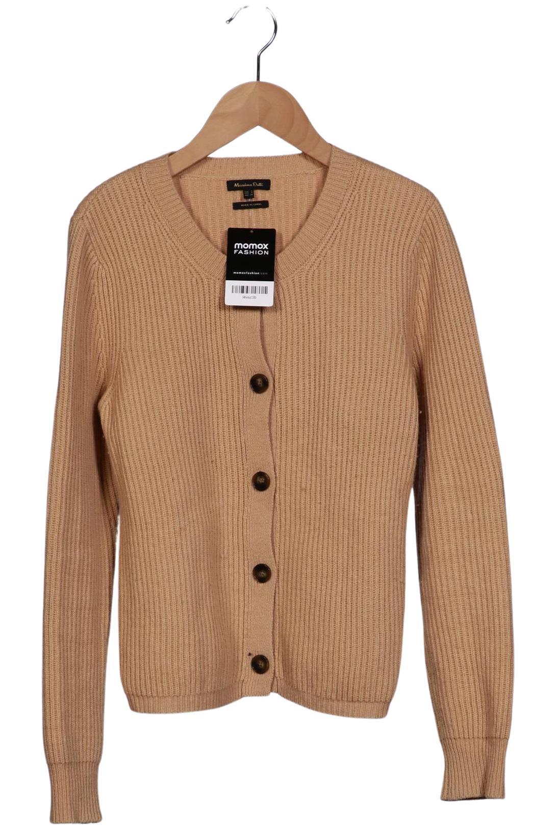

Massimo Dutti Damen Strickjacke, beige, Gr. 36