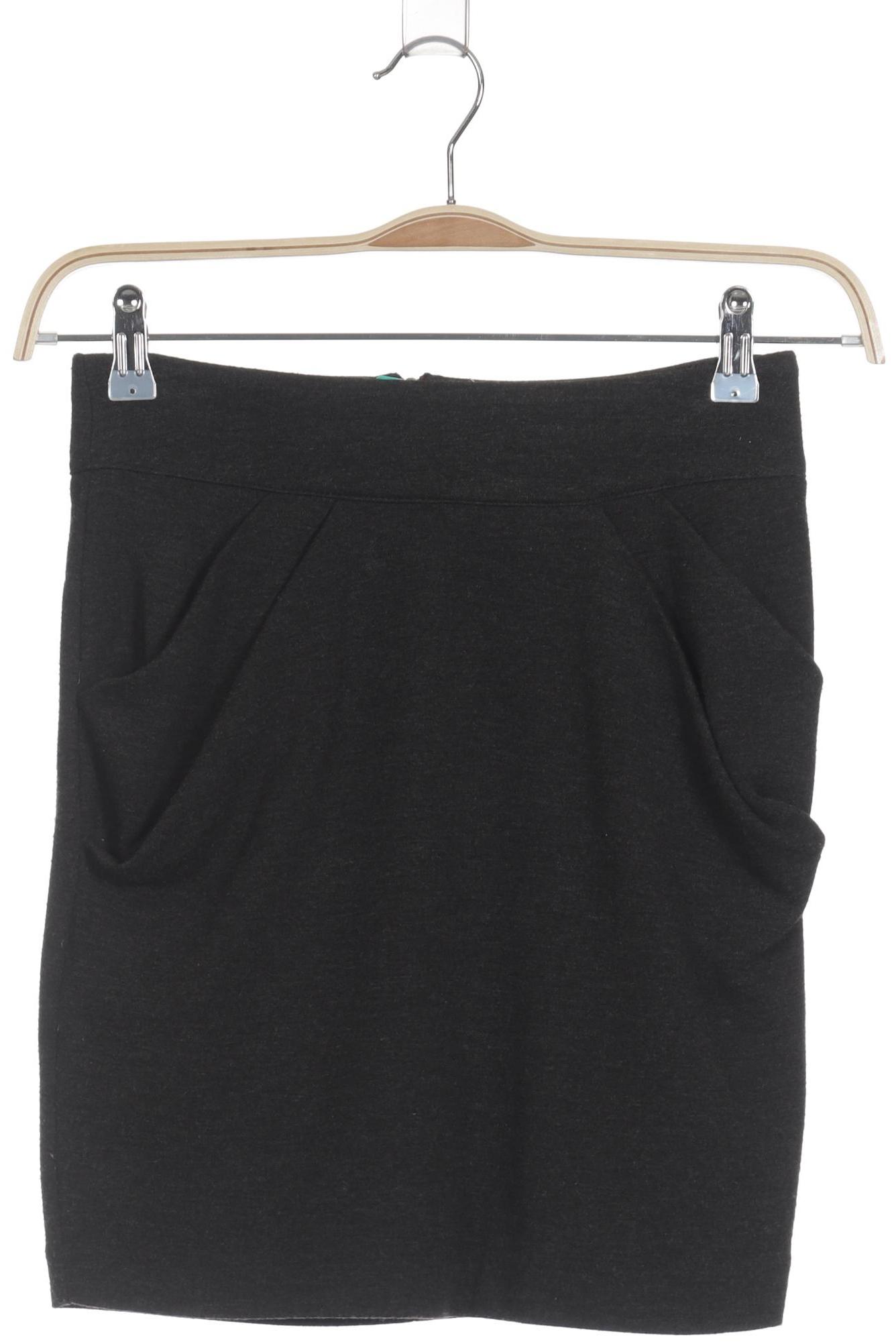 

Massimo Dutti Damen Rock, grau, Gr. 36