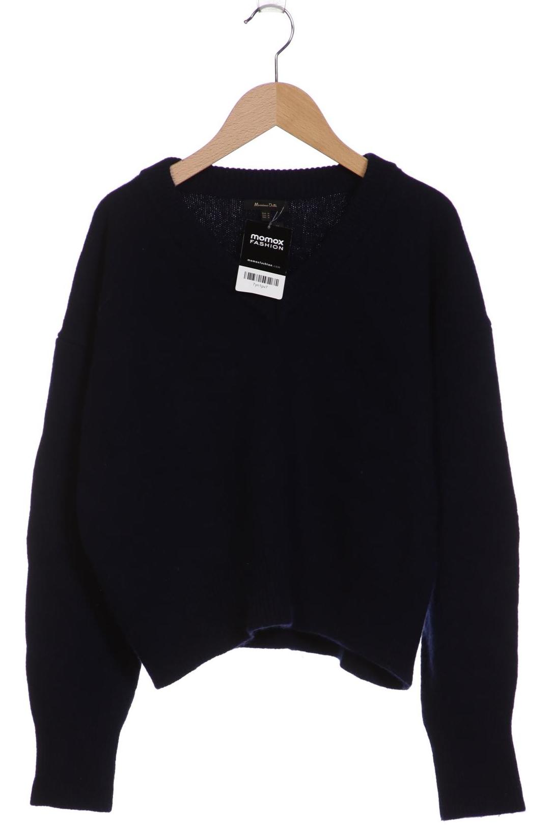 

Massimo Dutti Damen Pullover, marineblau, Gr. 38