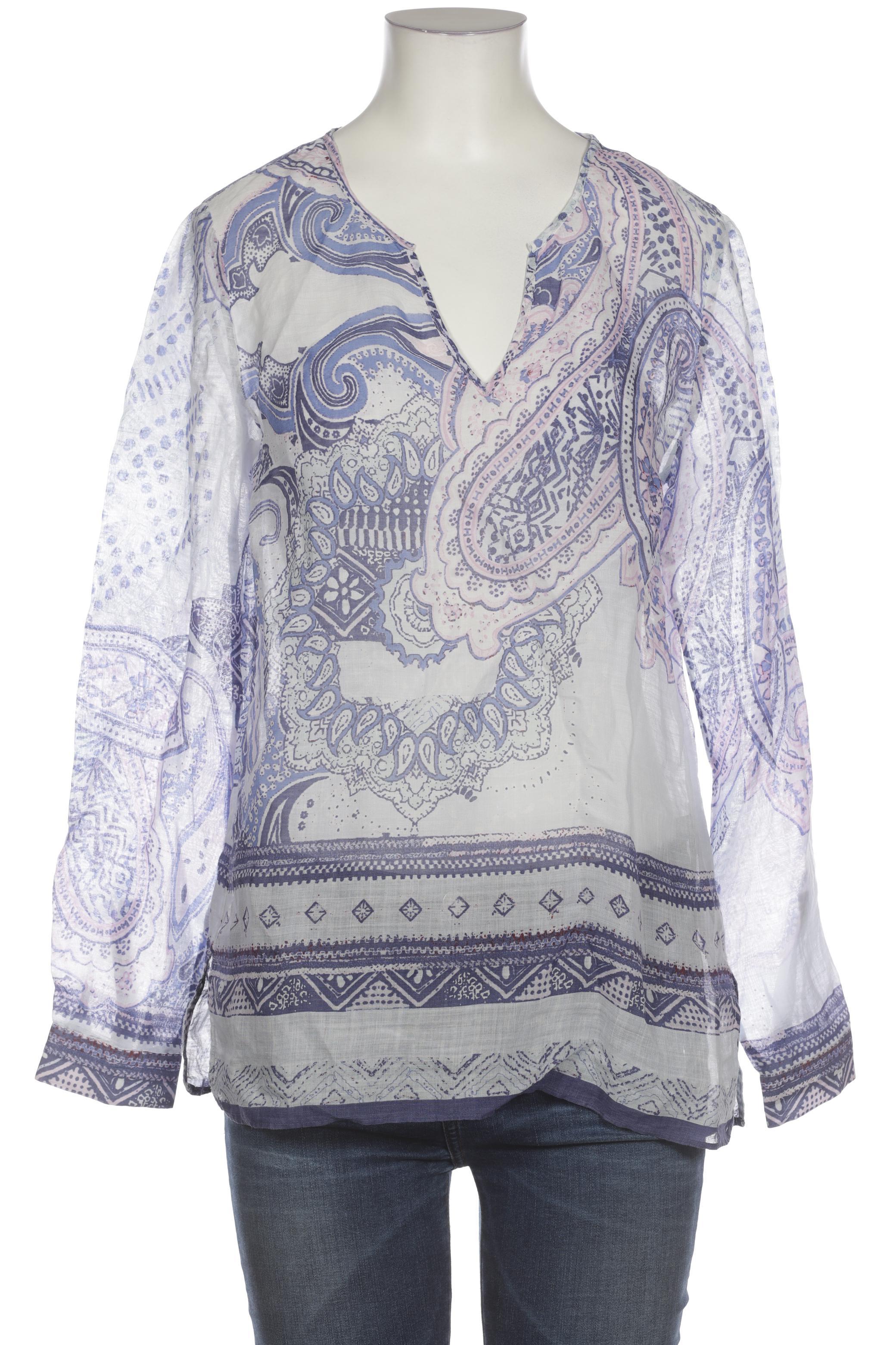 

Massimo Dutti Damen Bluse, blau, Gr. 38