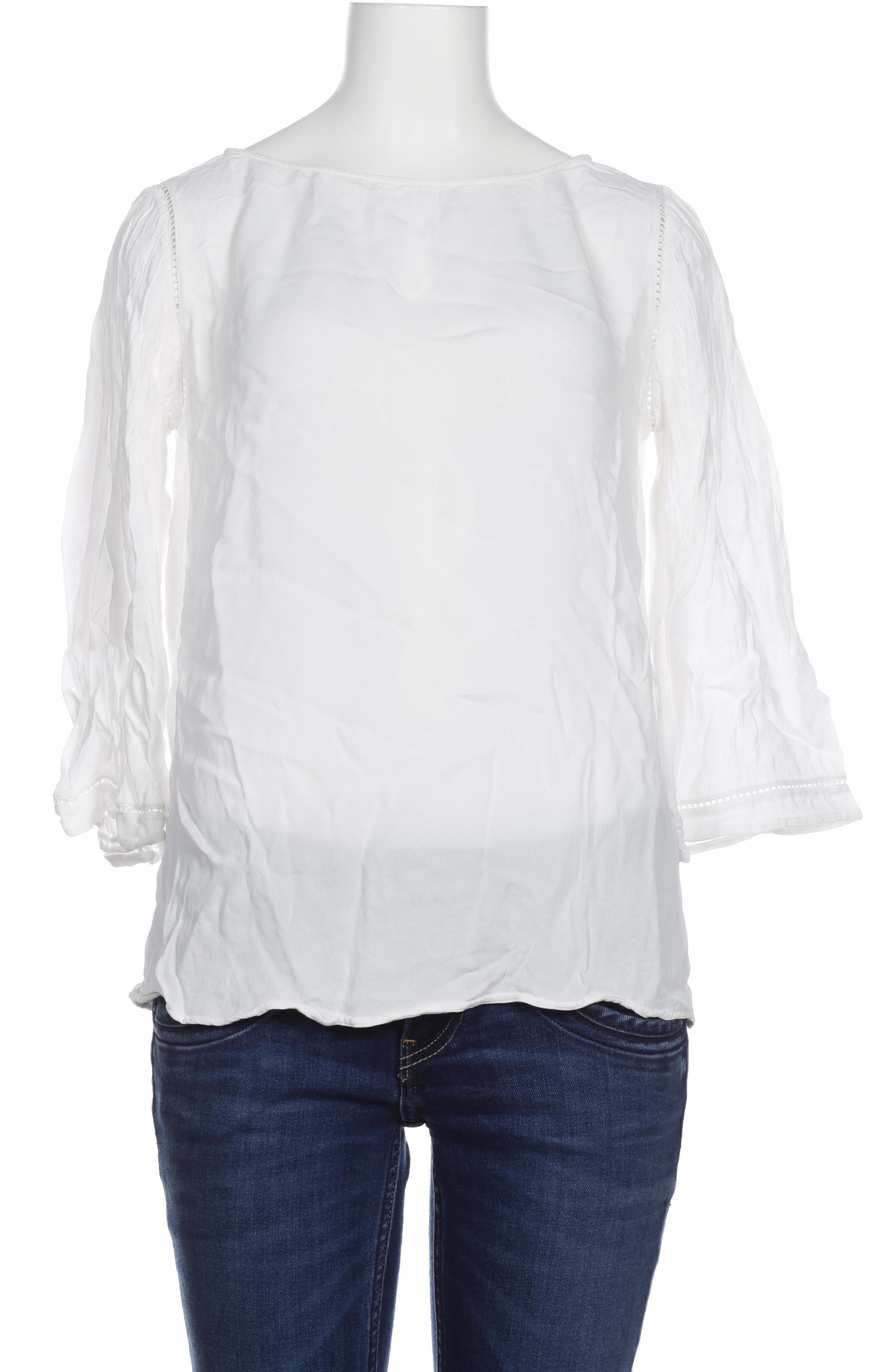 

Massimo Dutti Damen Bluse, weiß, Gr.