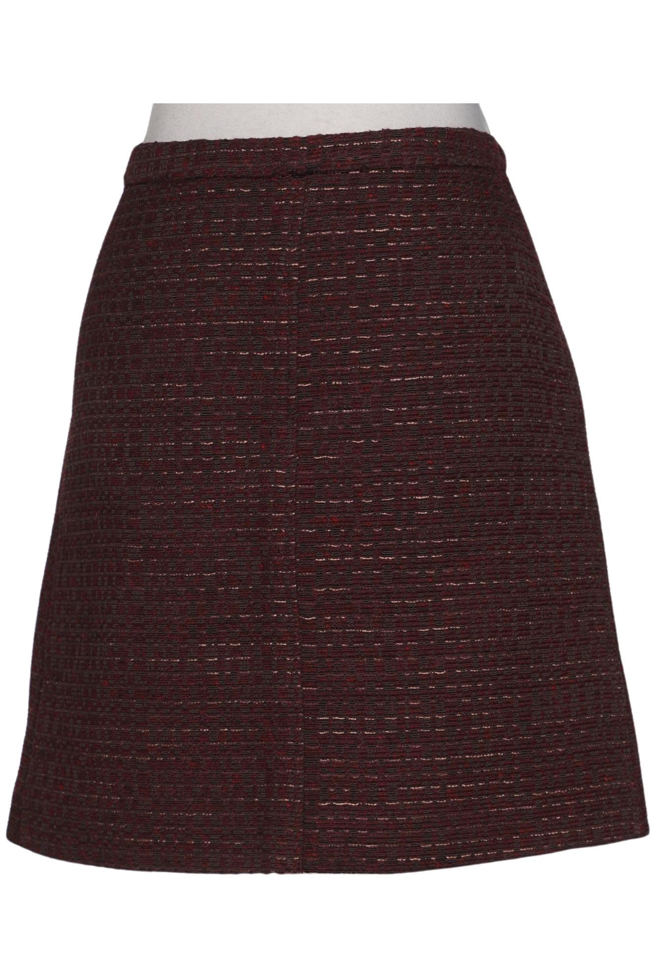 

Massimo Dutti Damen Rock, bordeaux, Gr. 36