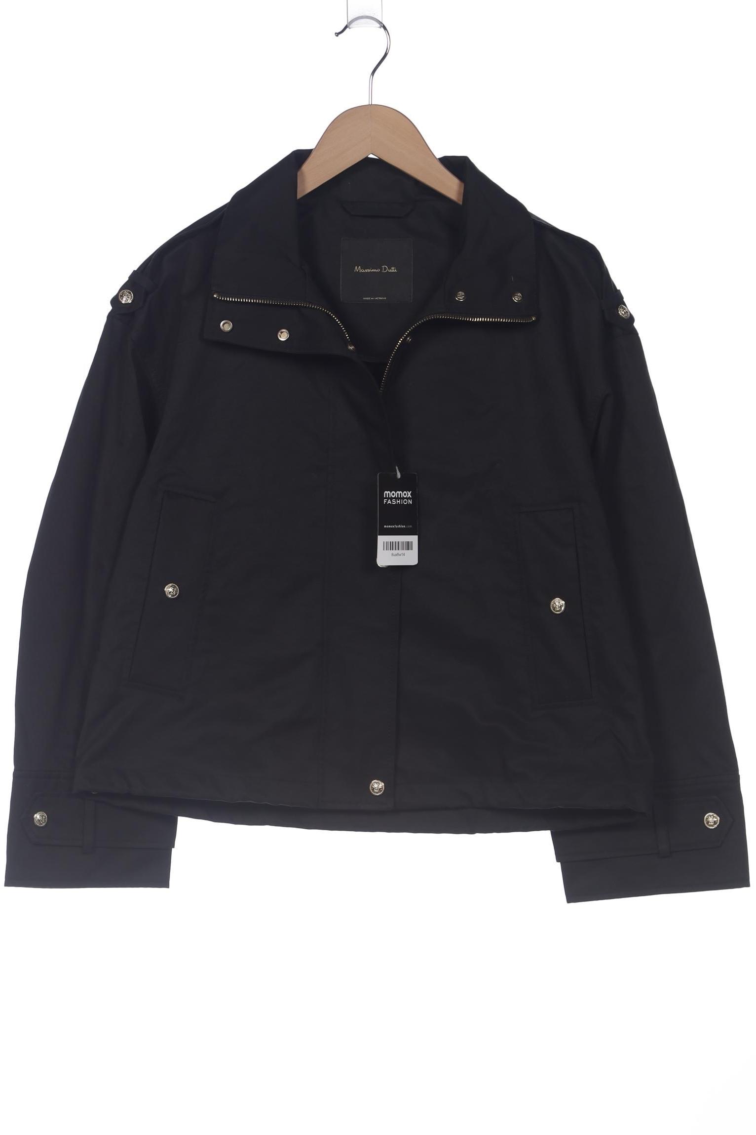 

Massimo Dutti Damen Jacke, schwarz, Gr. 34