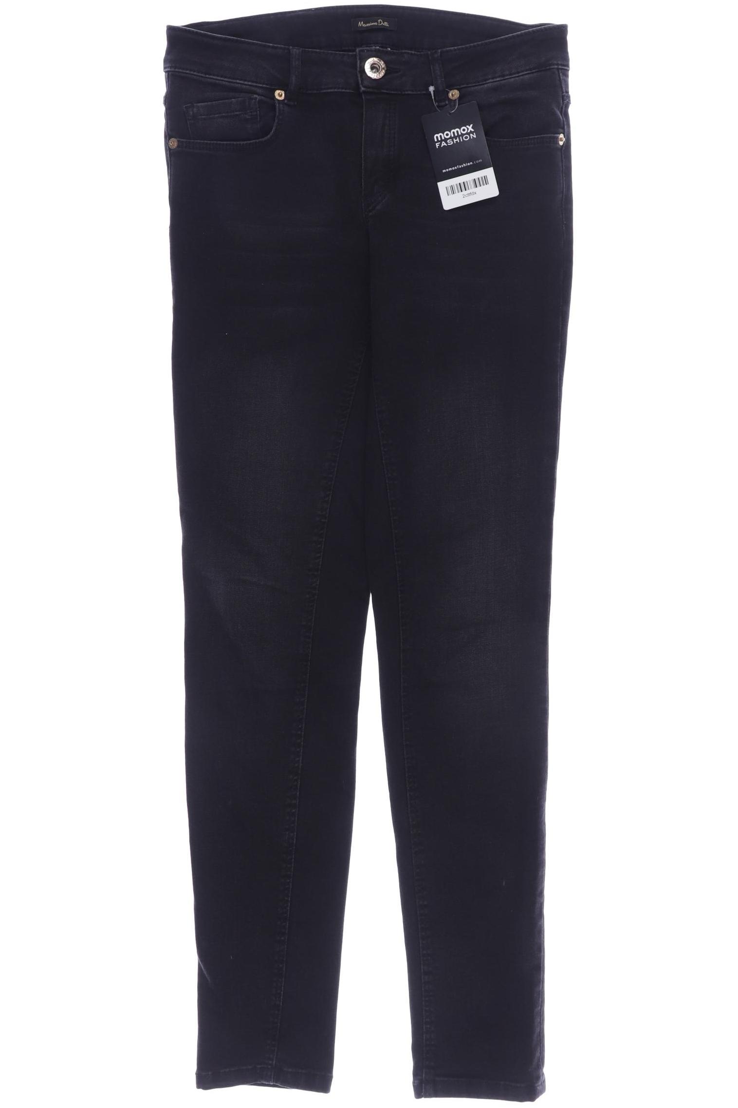

Massimo Dutti Damen Jeans, schwarz