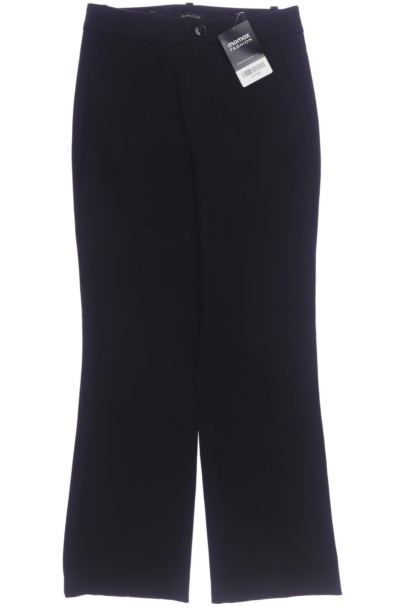 

Massimo Dutti Damen Stoffhose, schwarz, Gr. 34