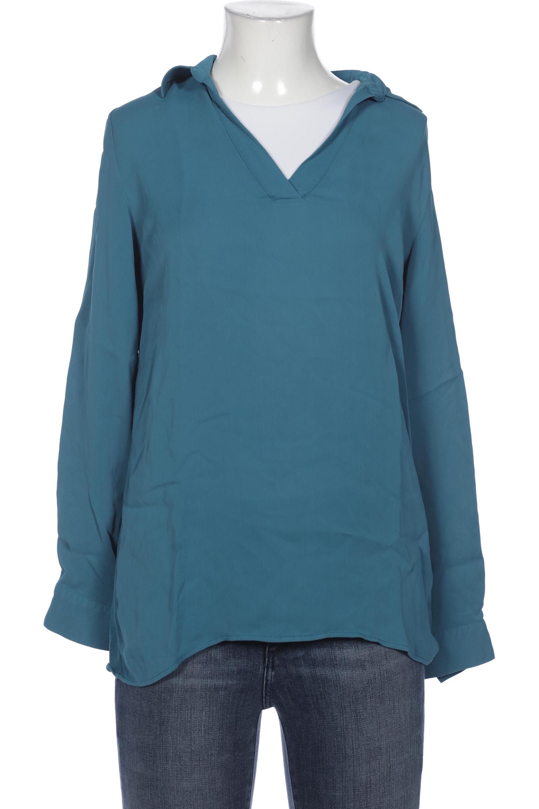 

Massimo Dutti Damen Bluse, blau, Gr. 34