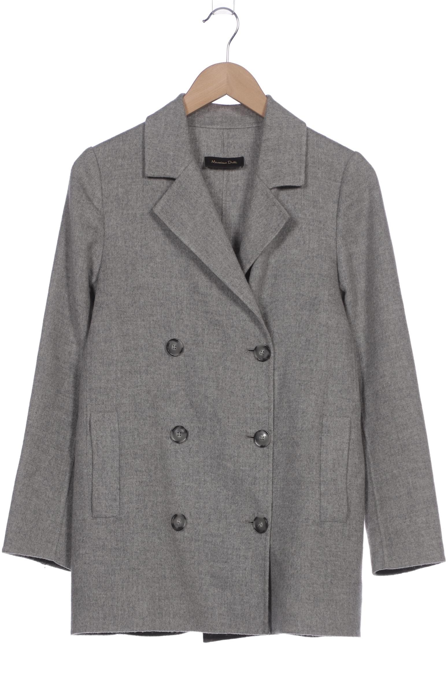 

Massimo Dutti Damen Mantel, grau, Gr. 38