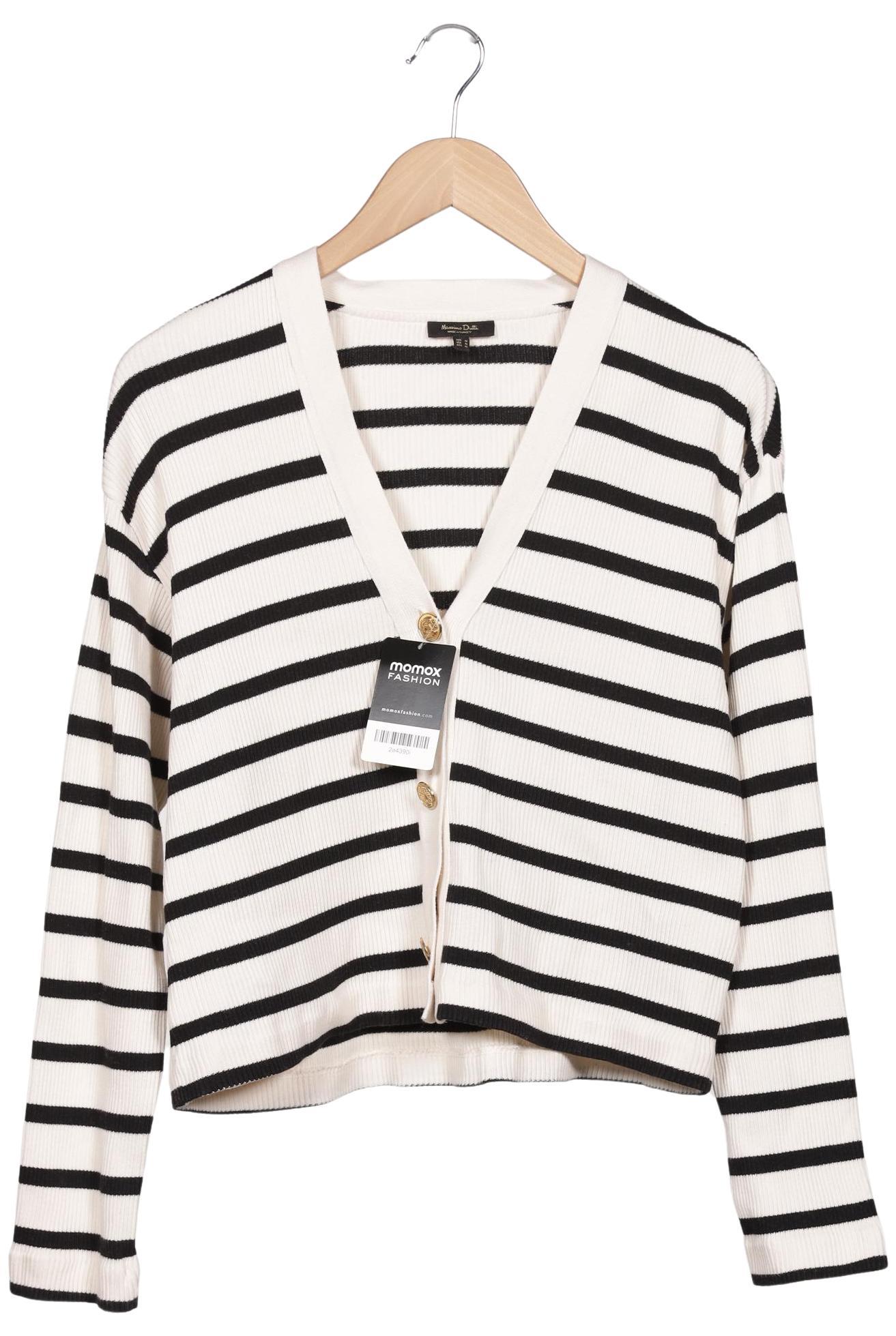 

Massimo Dutti Damen Strickjacke, cremeweiß, Gr. 38