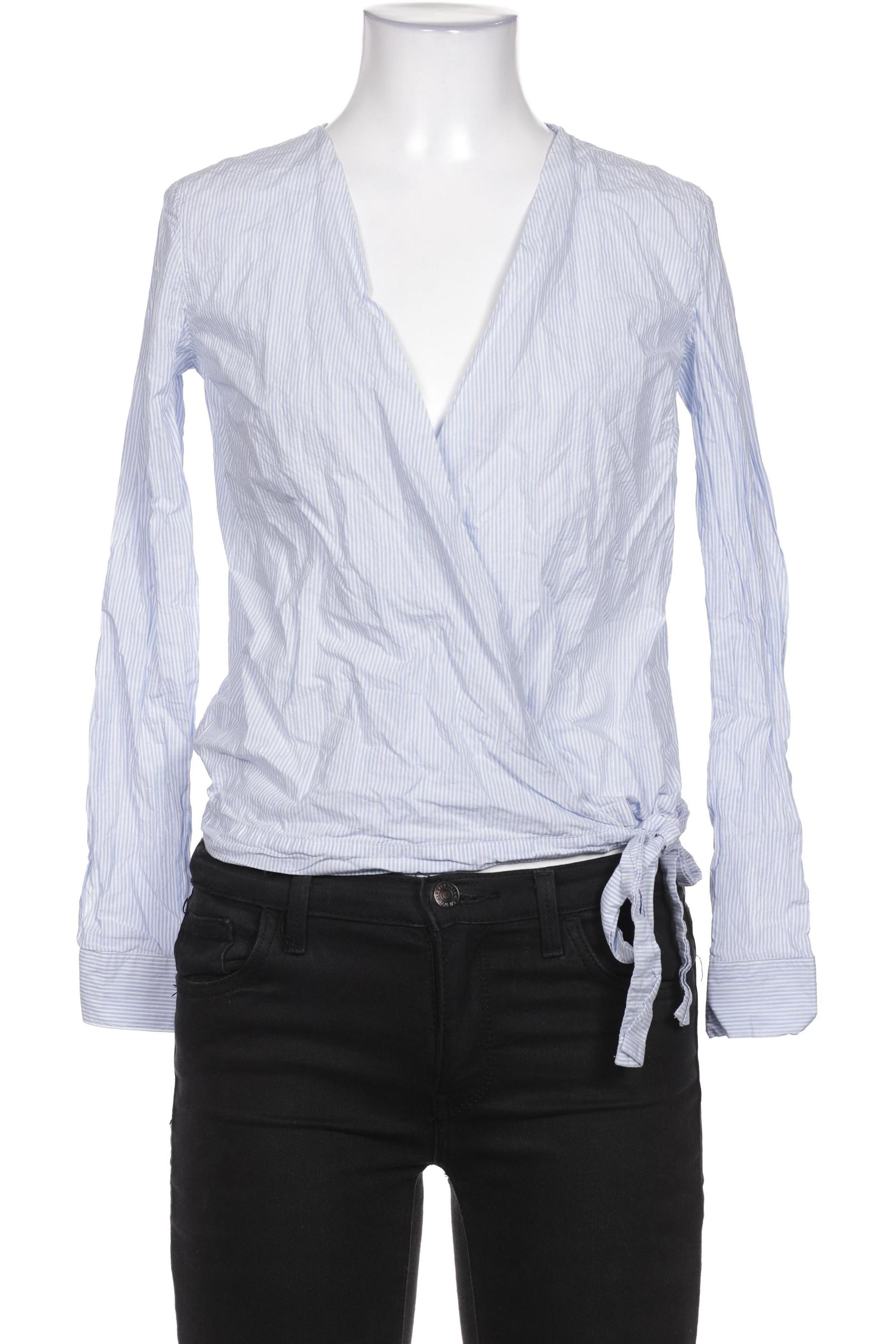

Massimo Dutti Damen Bluse, hellblau